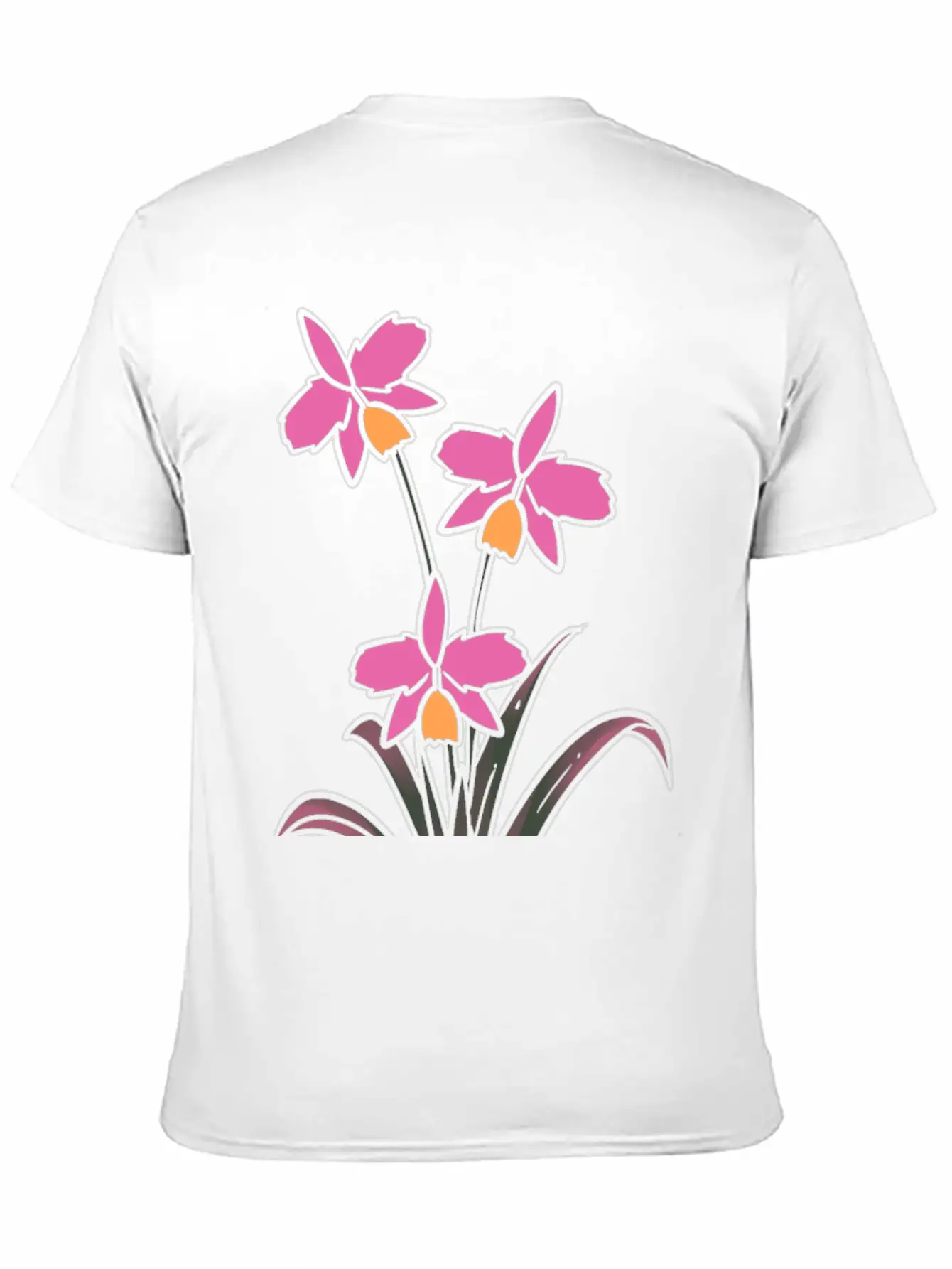 Beautiful Orchid Gardener Or Florist Gift Simple Everyday Graphic Tee – Lightweight Summer Wear