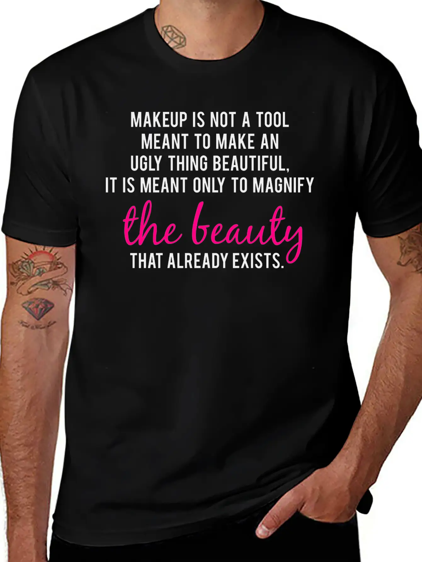 Beauty Already Exists Classic Cotton Tee – Unisex Comfort For Any Season