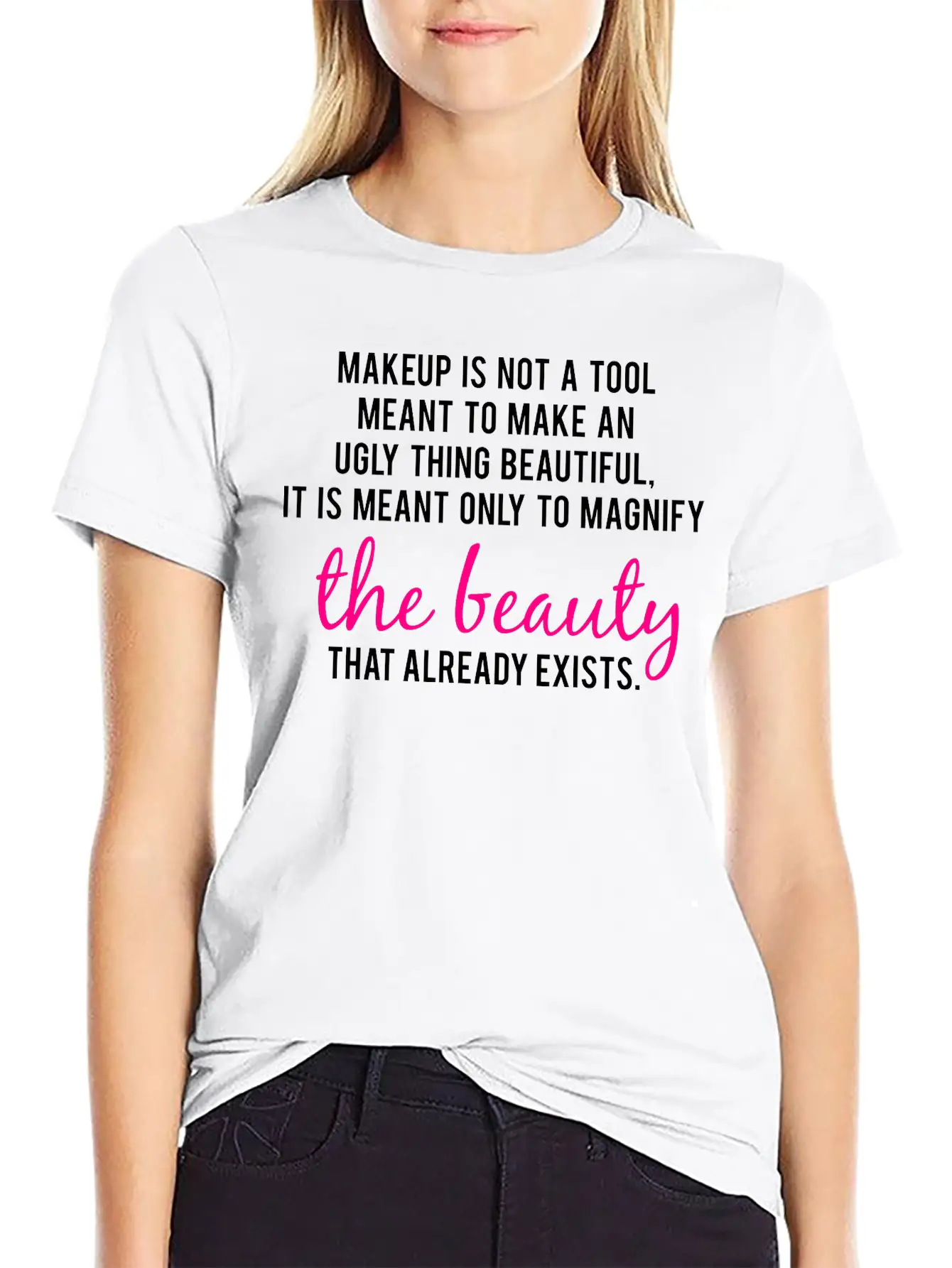Beauty Already Exists Classic Cotton Tee – Unisex Comfort For Any Season