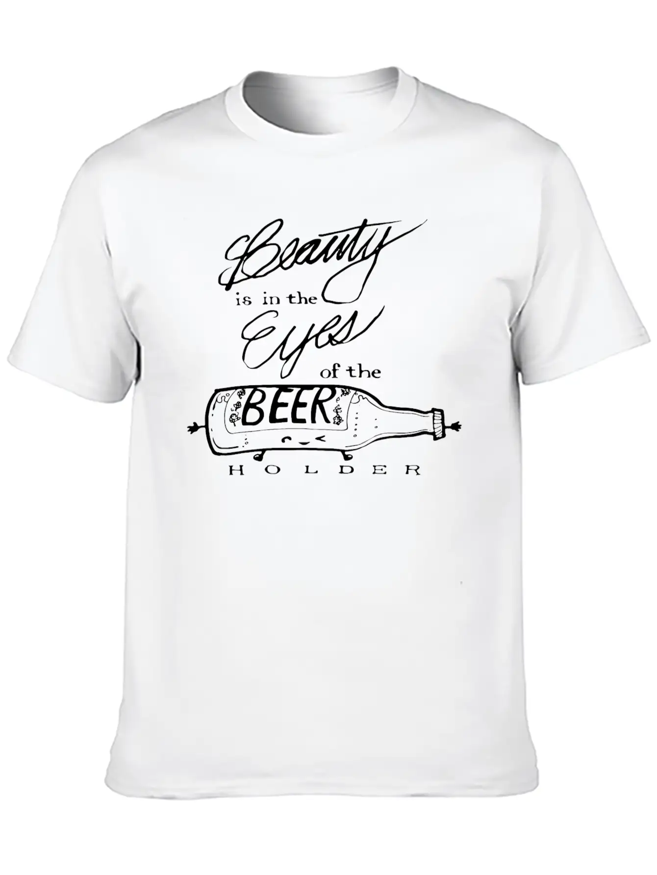 Beauty Classic Crew Neck Graphic Tee – Everyday Minimal Look