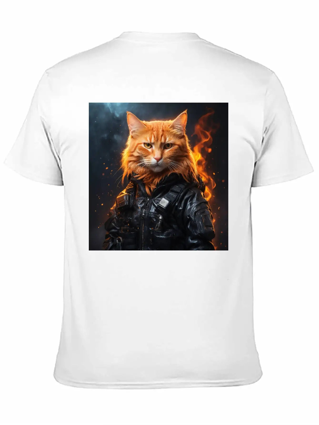 Behind A Cat's Soft Fur, Hides A Brave Soul Basic Graphic T-Shirt – Daily Comfort In Soft Cotton