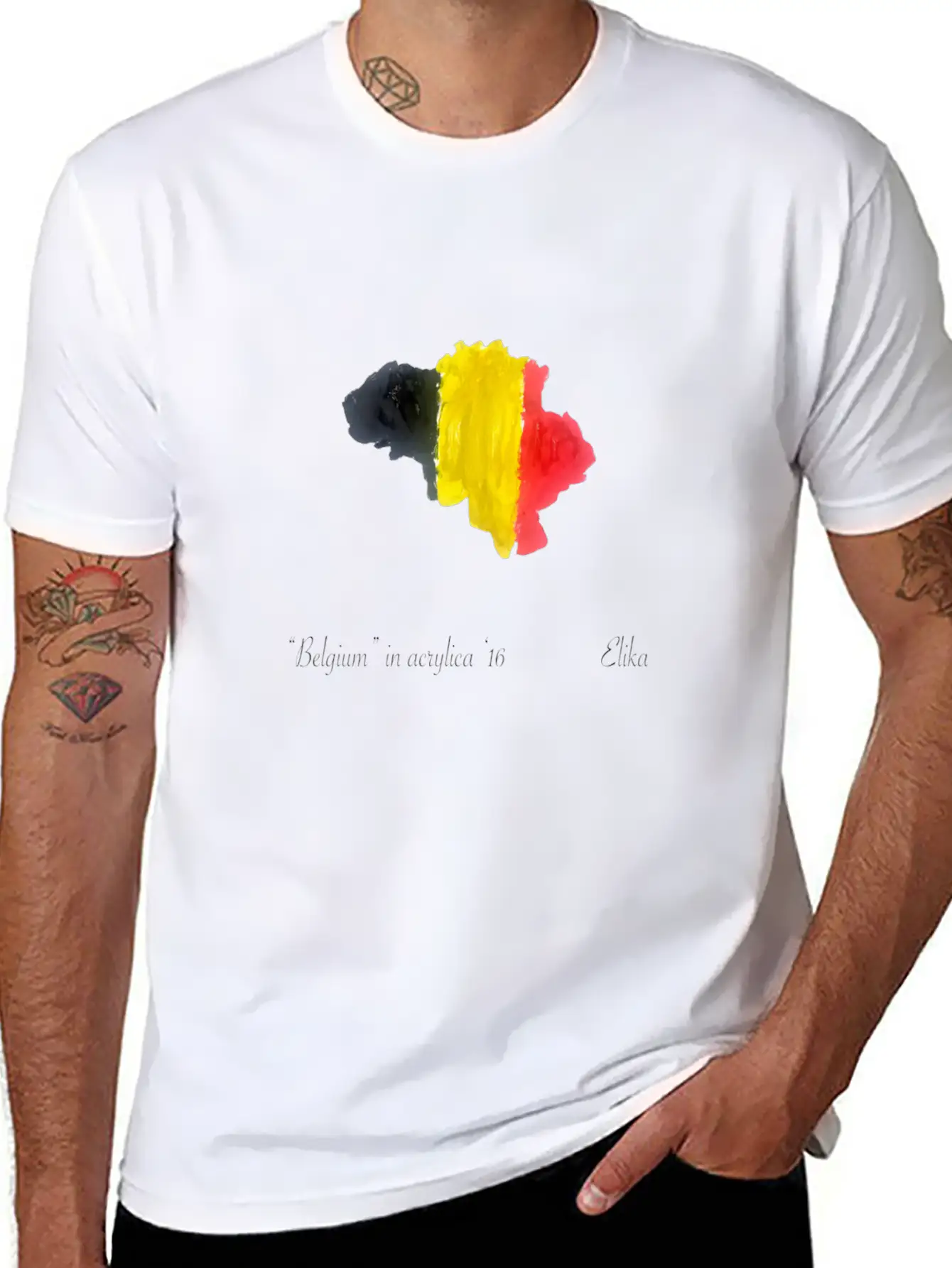 Belgium E Stylish Everyday T-Shirt – Unisex Basic Cotton Tee