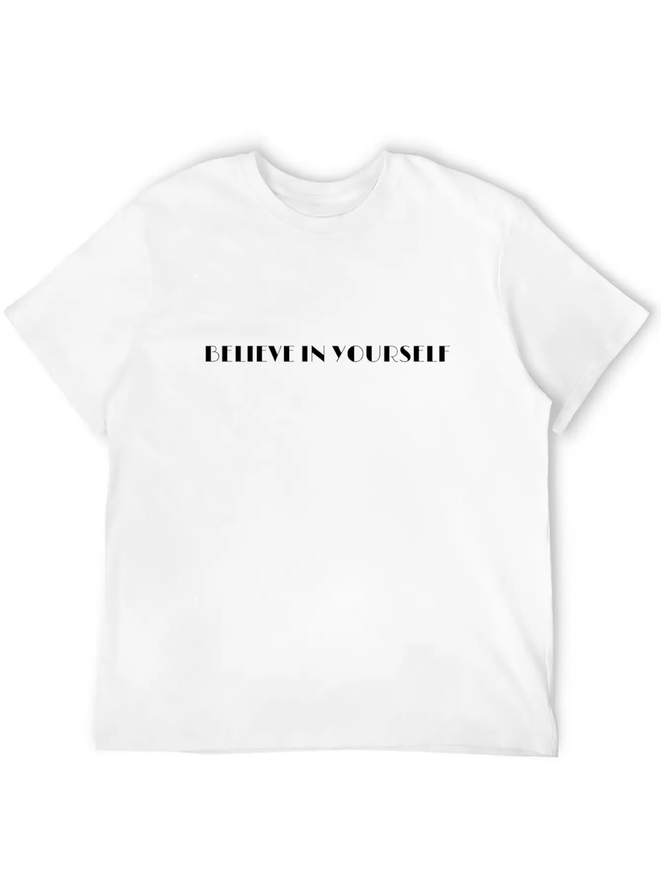 Believe In Yourself Basic Graphic T-Shirt – Daily Comfort In Soft Cotton