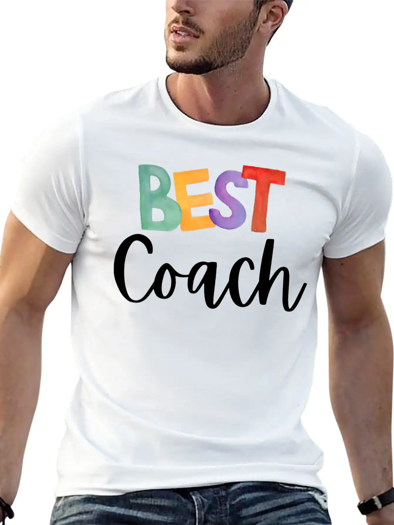 Best Coach Teacher Stylish Everyday T-Shirt – Unisex Basic Cotton Tee