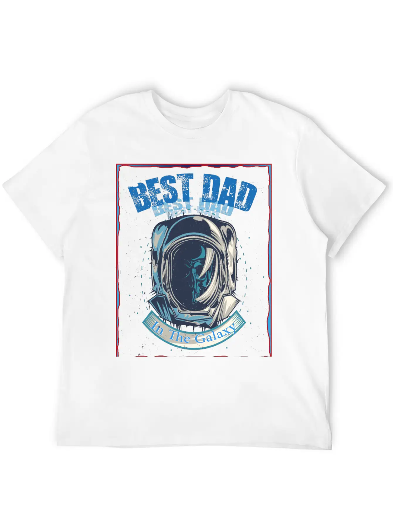 Best Dad In The Galaxy Stylish Everyday T-Shirt – Unisex Basic Cotton Tee