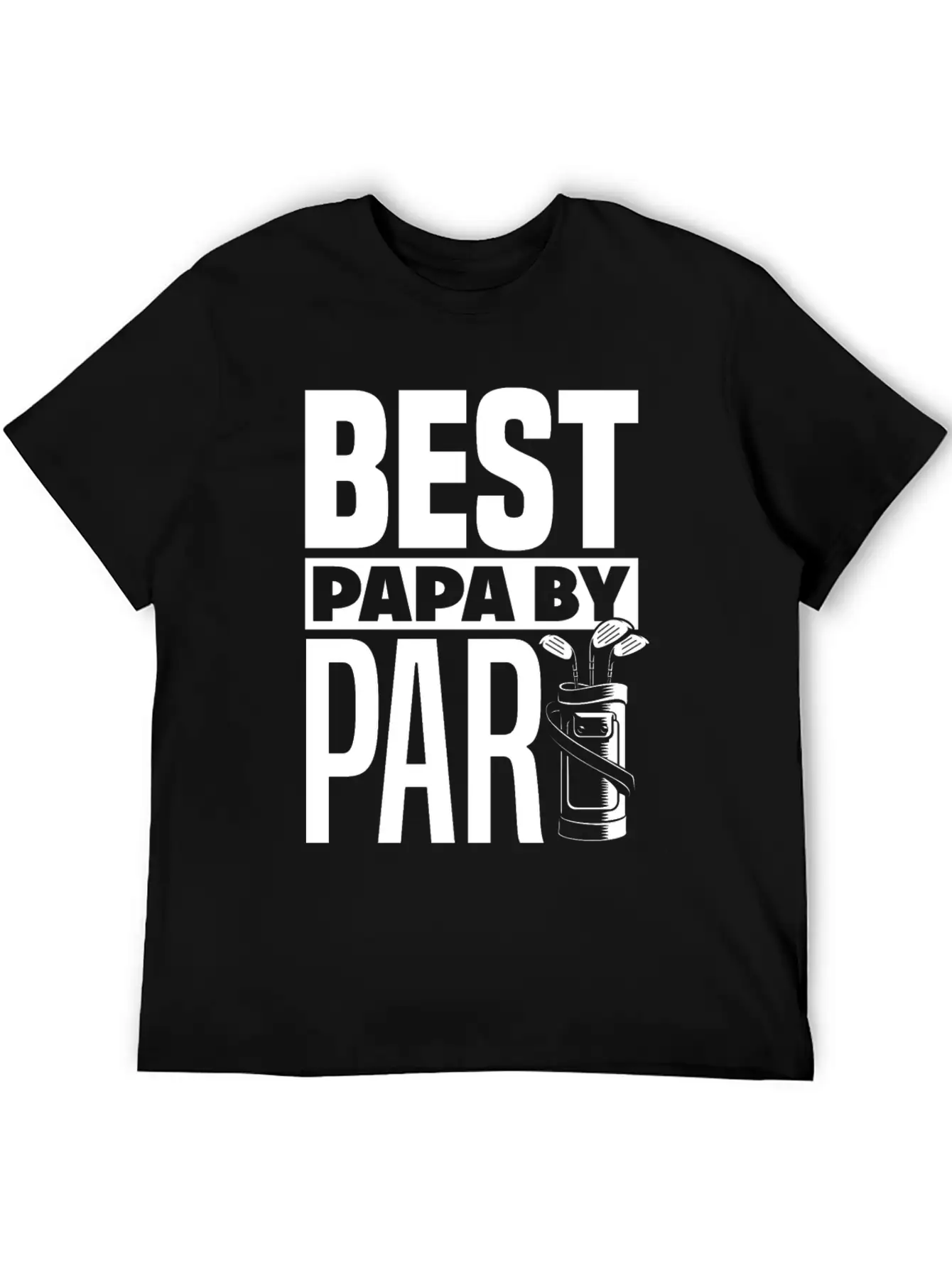 Best Papa By Par Funny Golf Golfer Golfing Gift Stylish Everyday T-Shirt – Unisex Basic Cotton Tee