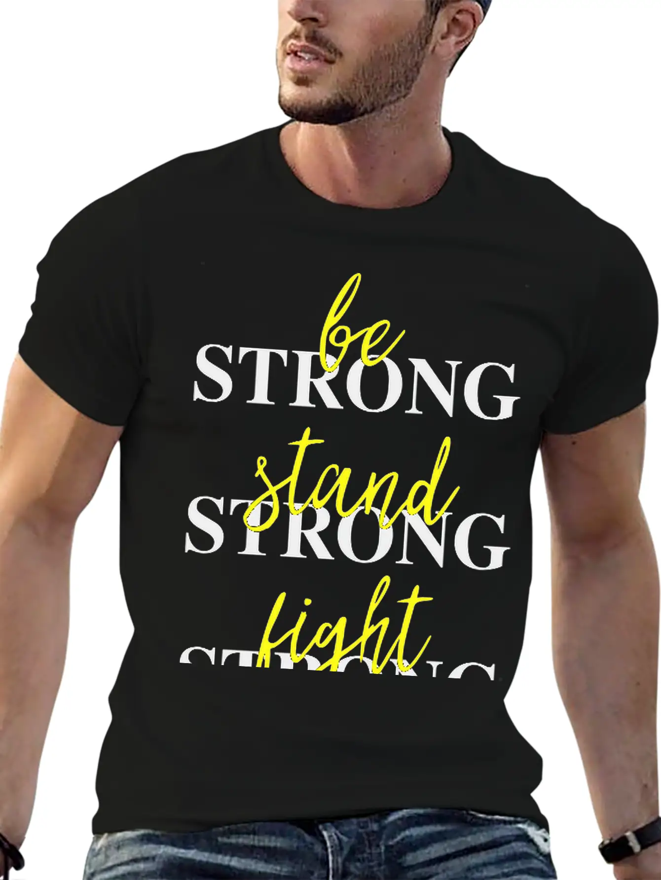 BeStandFightLove Strong Stylish Everyday T-Shirt – Unisex Basic Cotton Tee