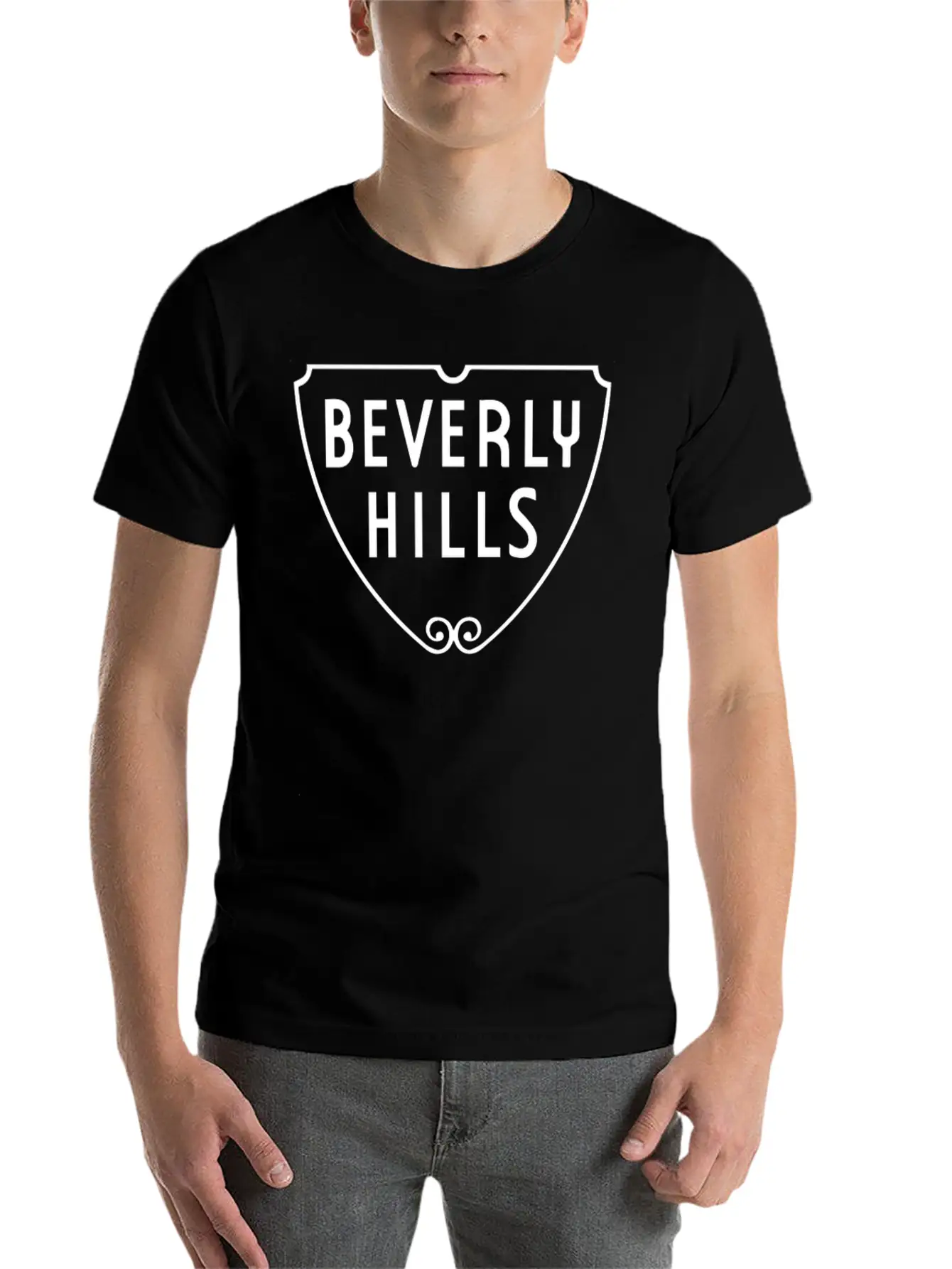 Beverly Hills Basic Graphic T-Shirt – Daily Comfort In Soft Cotton