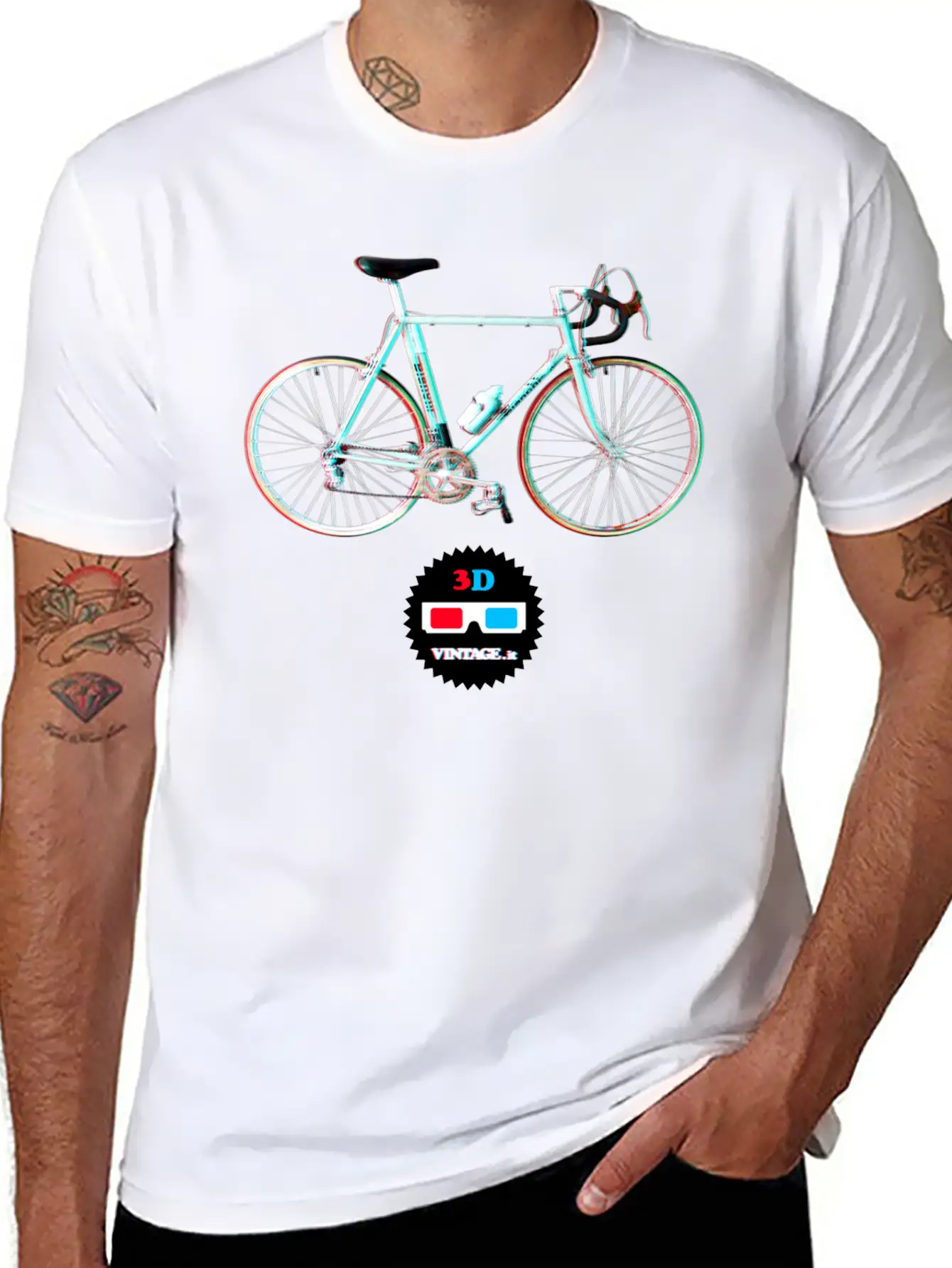 Bianchi Bike 3D Vintage Stylish Everyday T-Shirt – Unisex Basic Cotton Tee