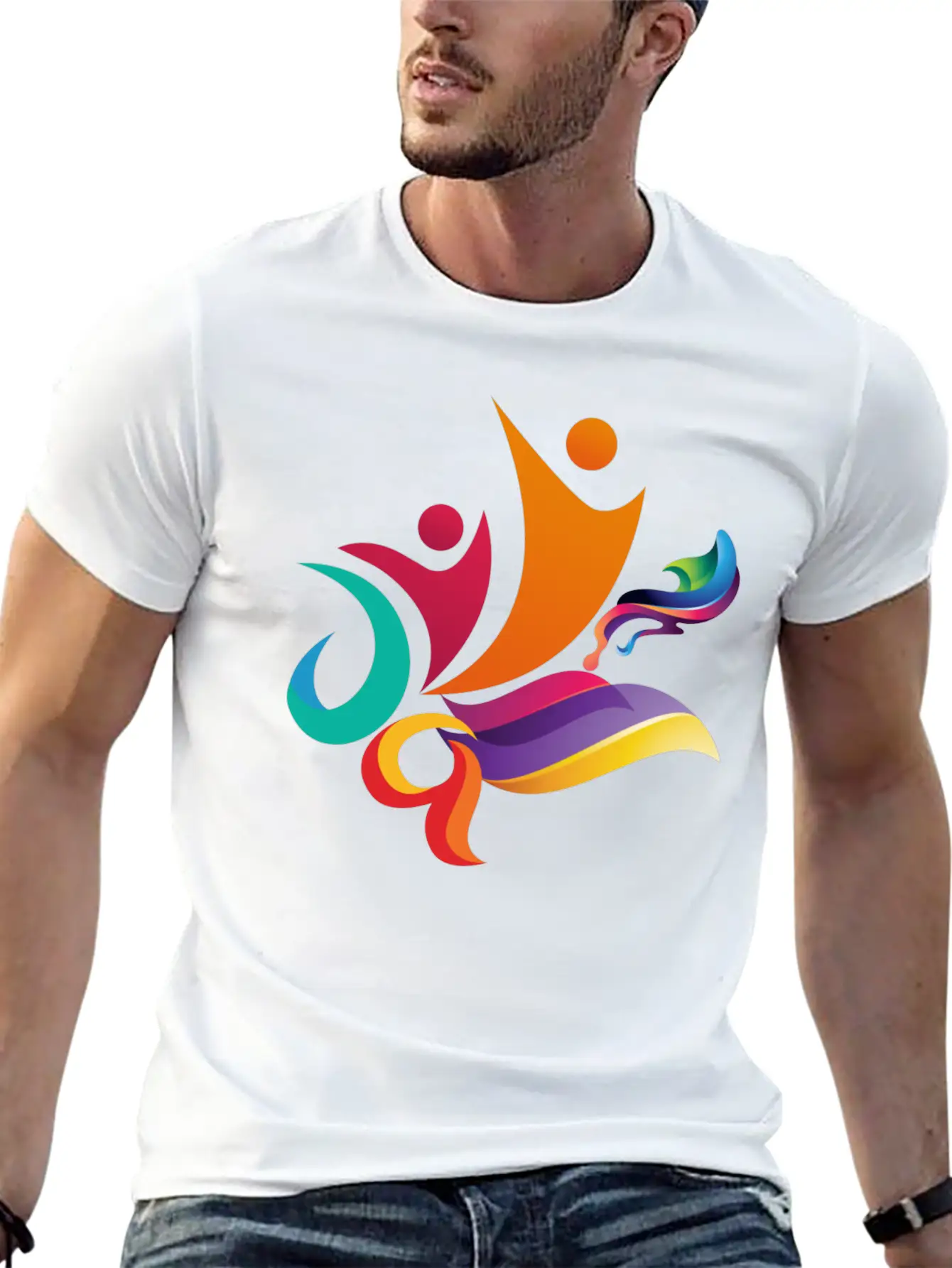 Big Arabic Beautiful Design Breathable Graphic T-Shirt – Perfect For Casual Days