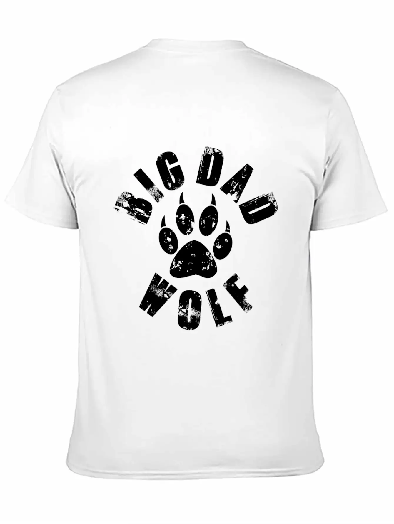 Big Dad Wolf ( Big Wolf ) Outdoor Sports Basic Graphic T-Shirt – Daily Comfort In Soft Cotton