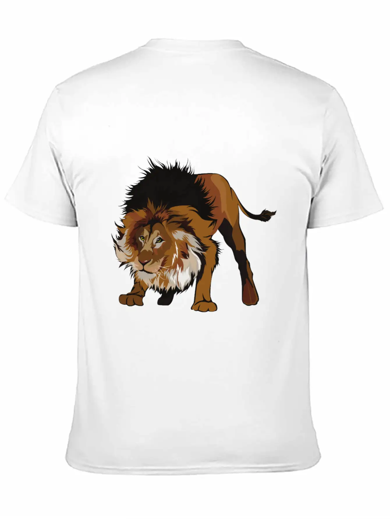 Big Lion Stylish Everyday T-Shirt – Unisex Basic Cotton Tee