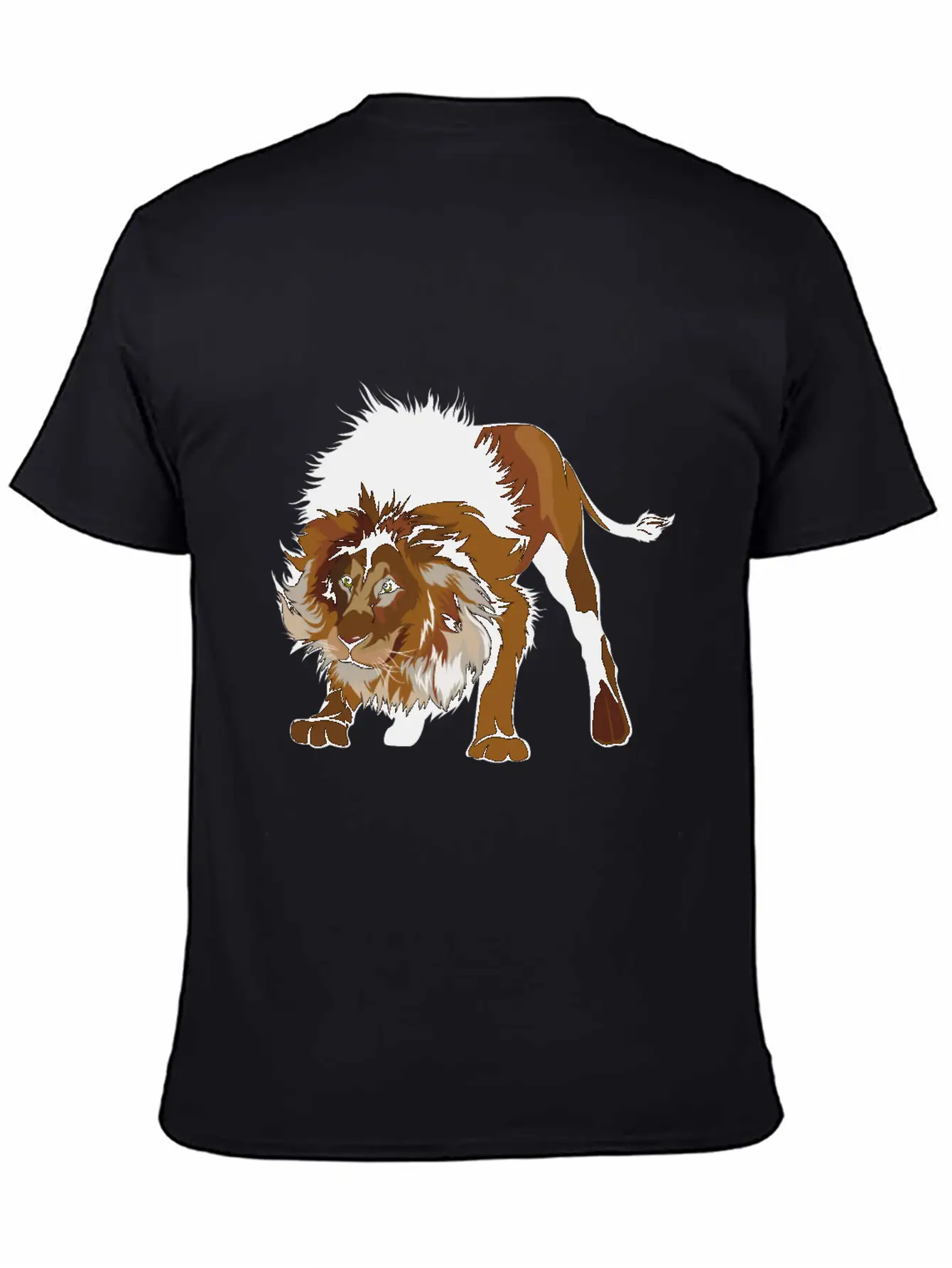 Big Lion Stylish Everyday T-Shirt – Unisex Basic Cotton Tee