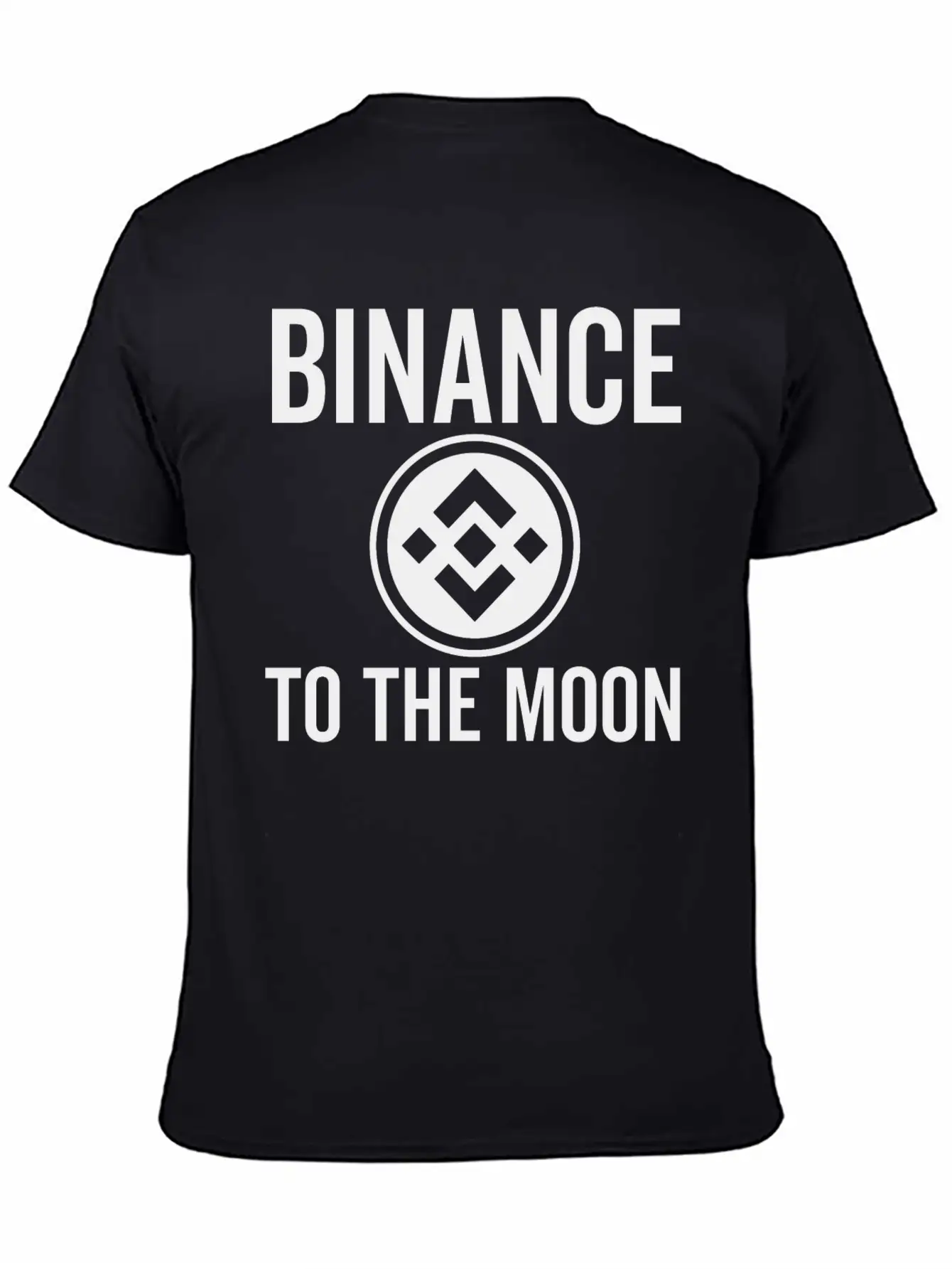 Binance To The Moon Stylish Everyday T-Shirt – Unisex Basic Cotton Tee