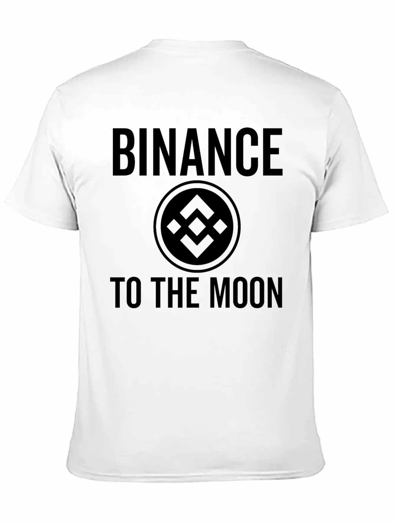 Binance To The Moon Stylish Everyday T-Shirt – Unisex Basic Cotton Tee