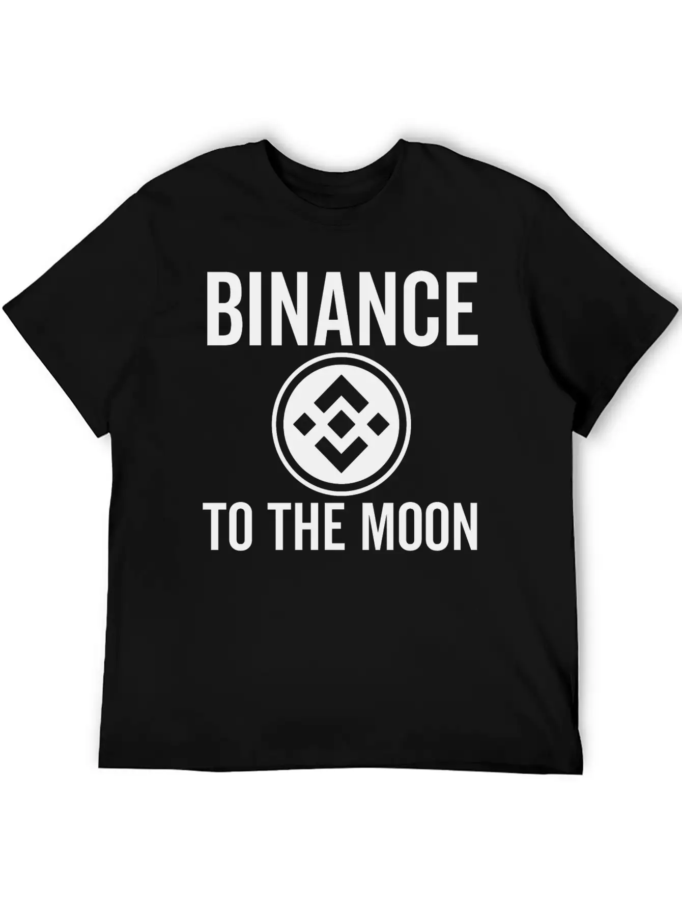 Binance To The Moon Stylish Everyday T-Shirt – Unisex Basic Cotton Tee