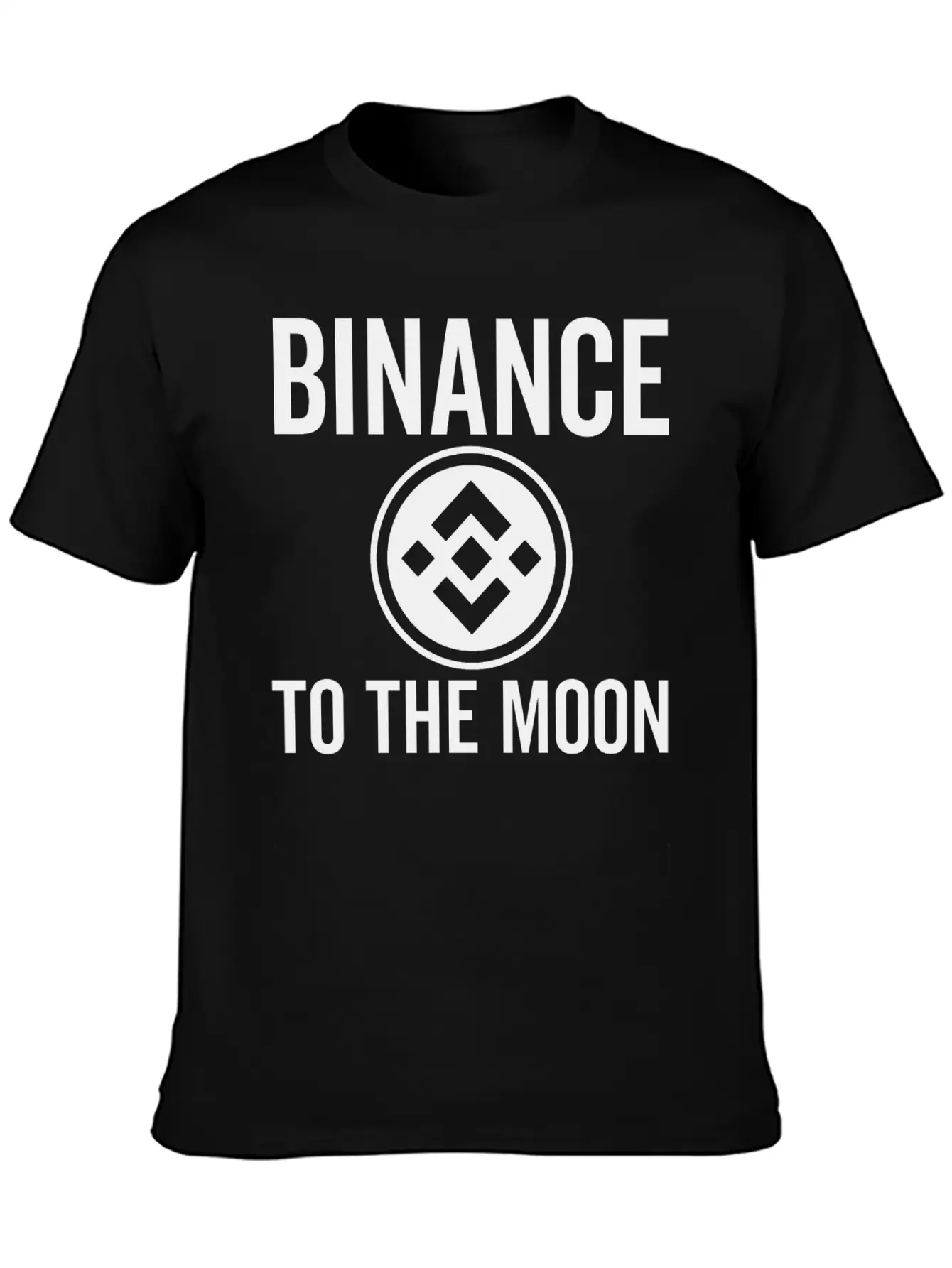 Binance To The Moon Stylish Everyday T-Shirt – Unisex Basic Cotton Tee
