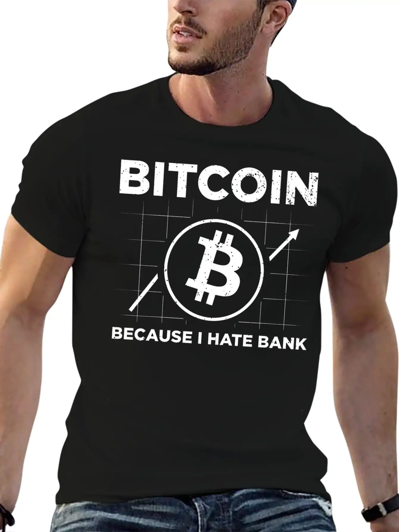Bitcoin Bank | Cryptocurrencies Trading Gifts Stylish Everyday T-Shirt – Unisex Basic Cotton Tee