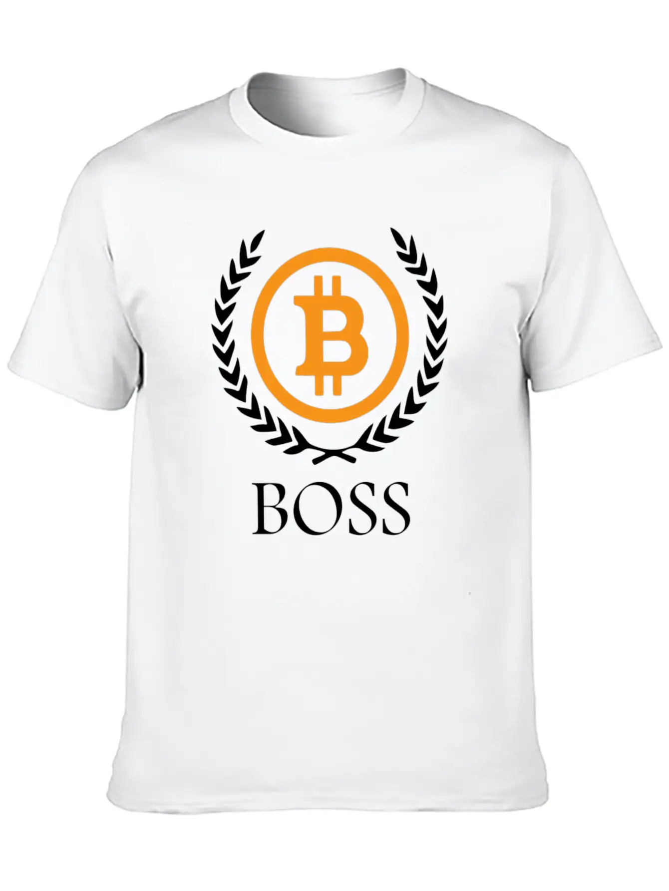 Bitcoin Boss Bitcoin Cryptocurrency Ethereum Stylish Everyday T-Shirt – Unisex Basic Cotton Tee