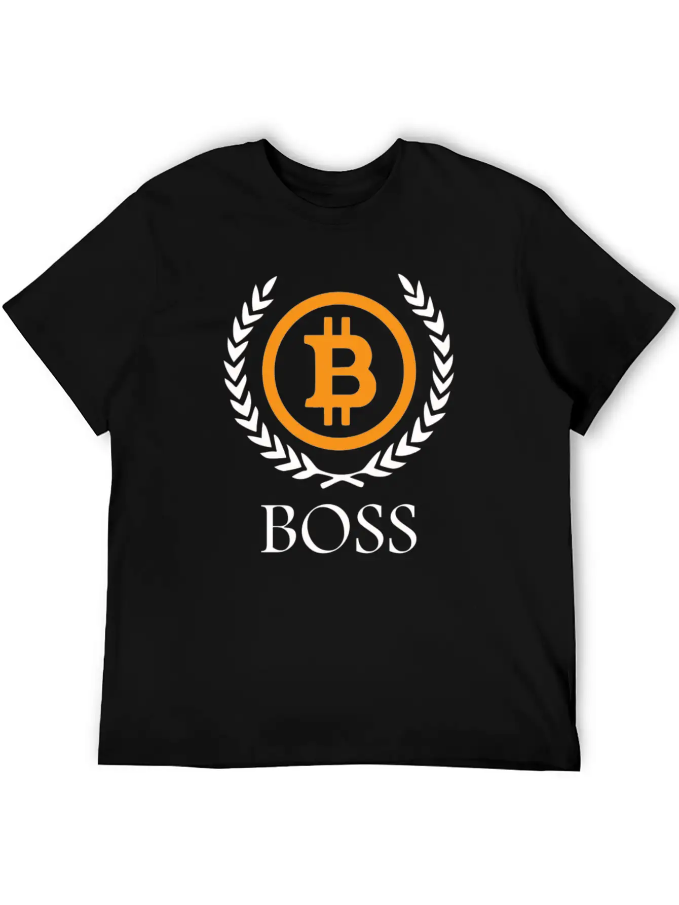 Bitcoin Boss Bitcoin Cryptocurrency Ethereum Stylish Everyday T-Shirt – Unisex Basic Cotton Tee