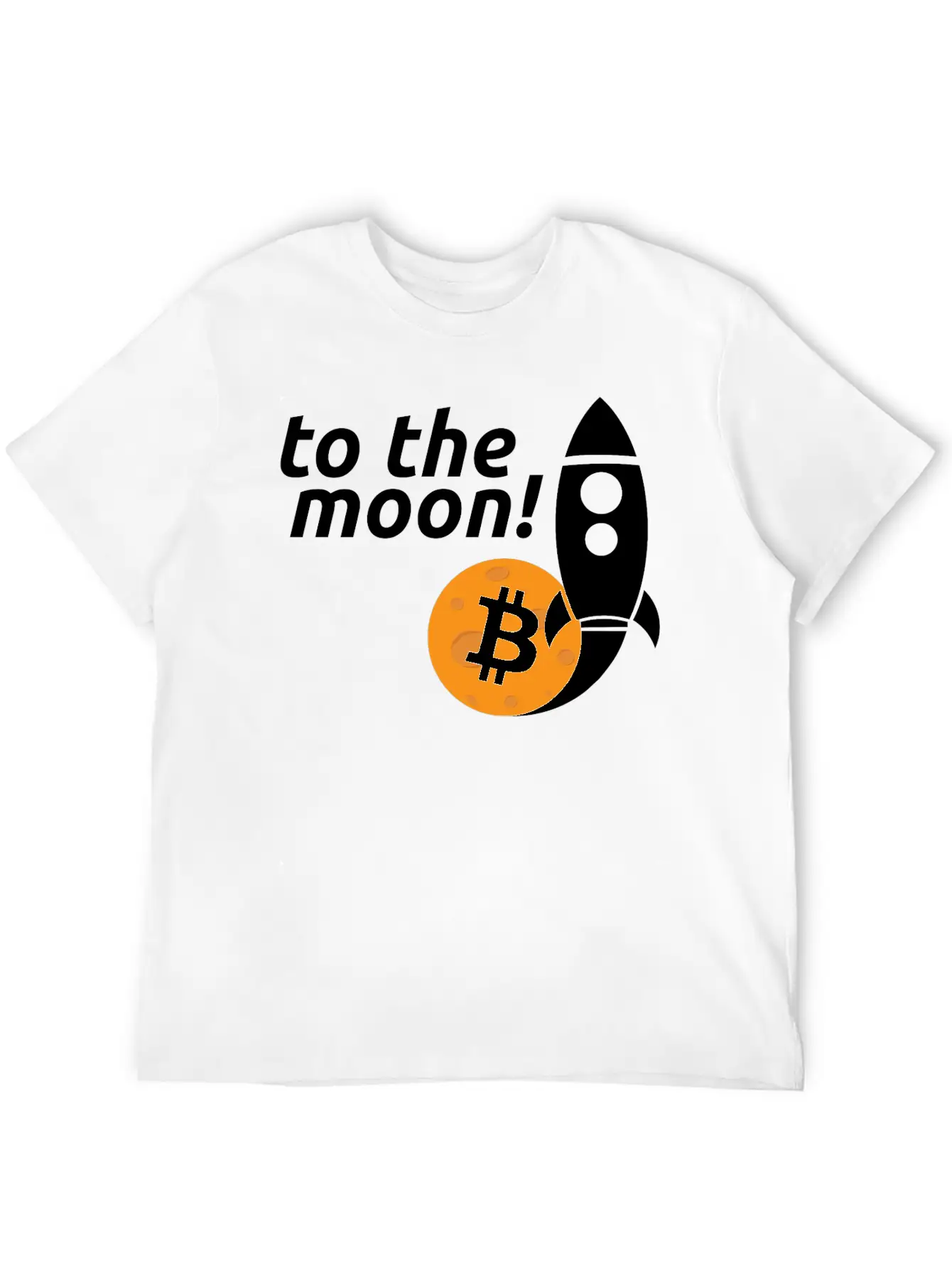 Bitcoin Casual Graphic T-Shirt – Simple And Comfortable Daily Wear