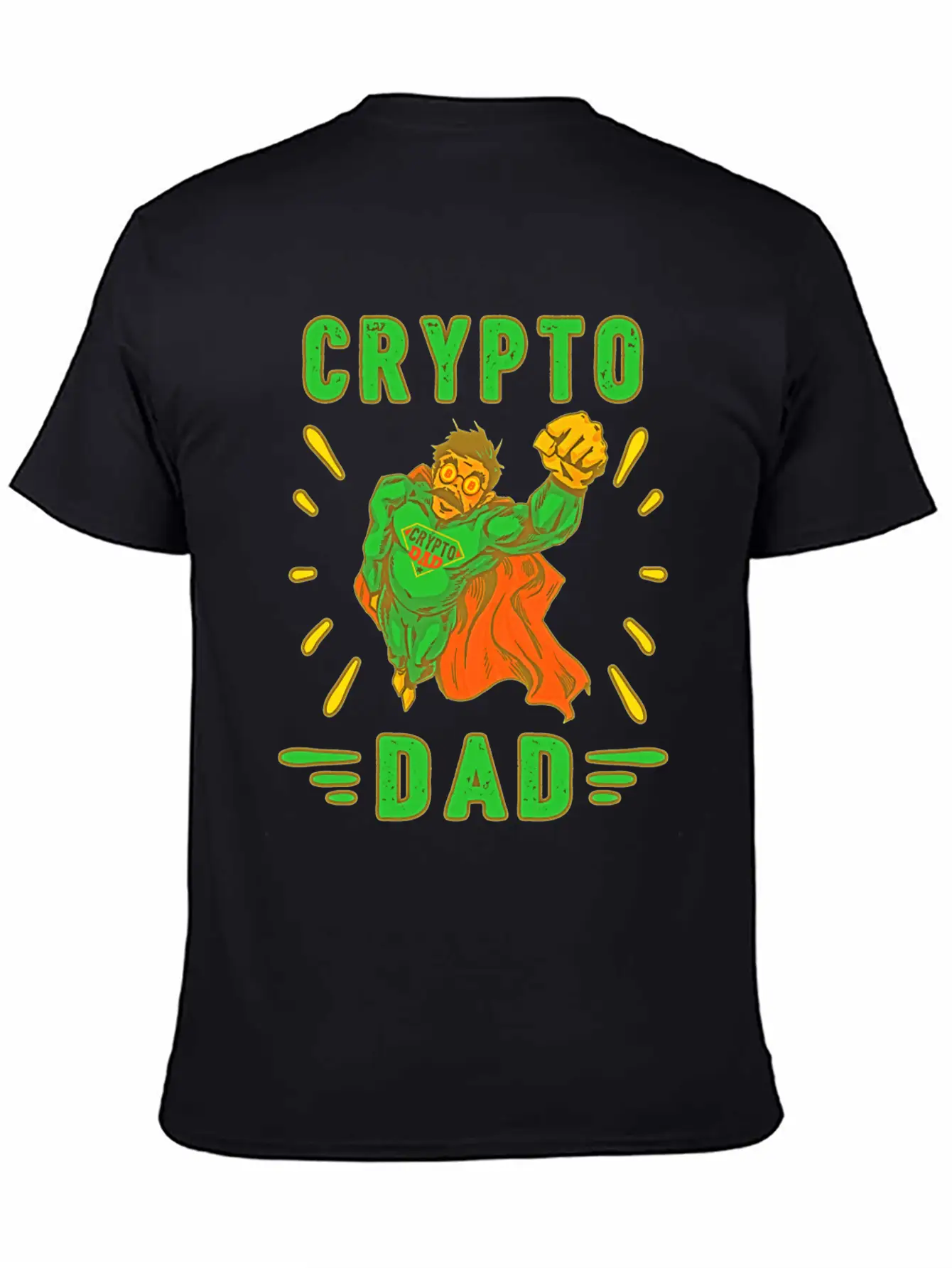 Bitcoin Crypto Father Dad Trader Crypto Btc Simple Everyday Graphic Tee – Lightweight Summer Wear