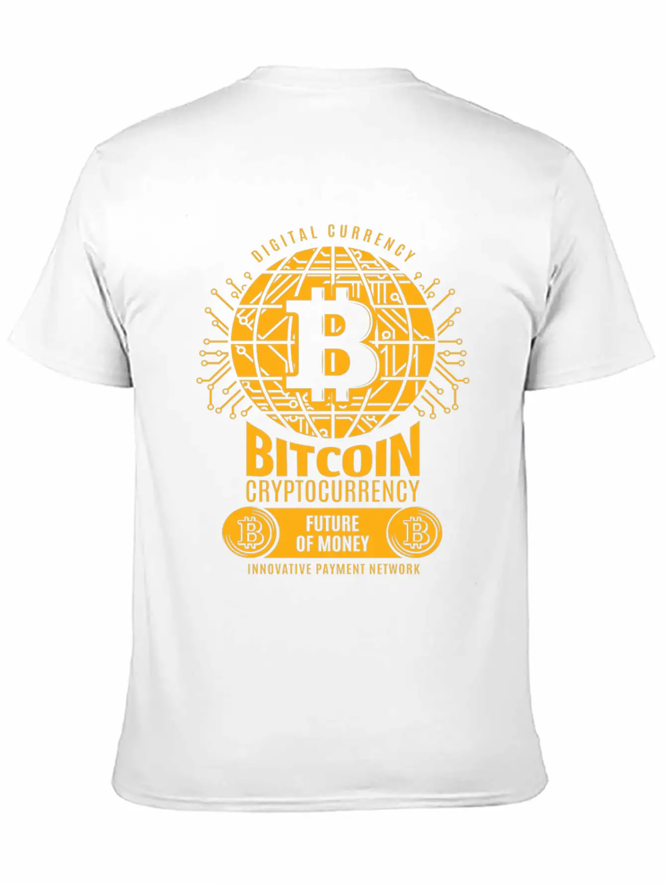 Bitcoin Cryptocurrency Stylish Everyday T-Shirt – Unisex Basic Cotton Tee
