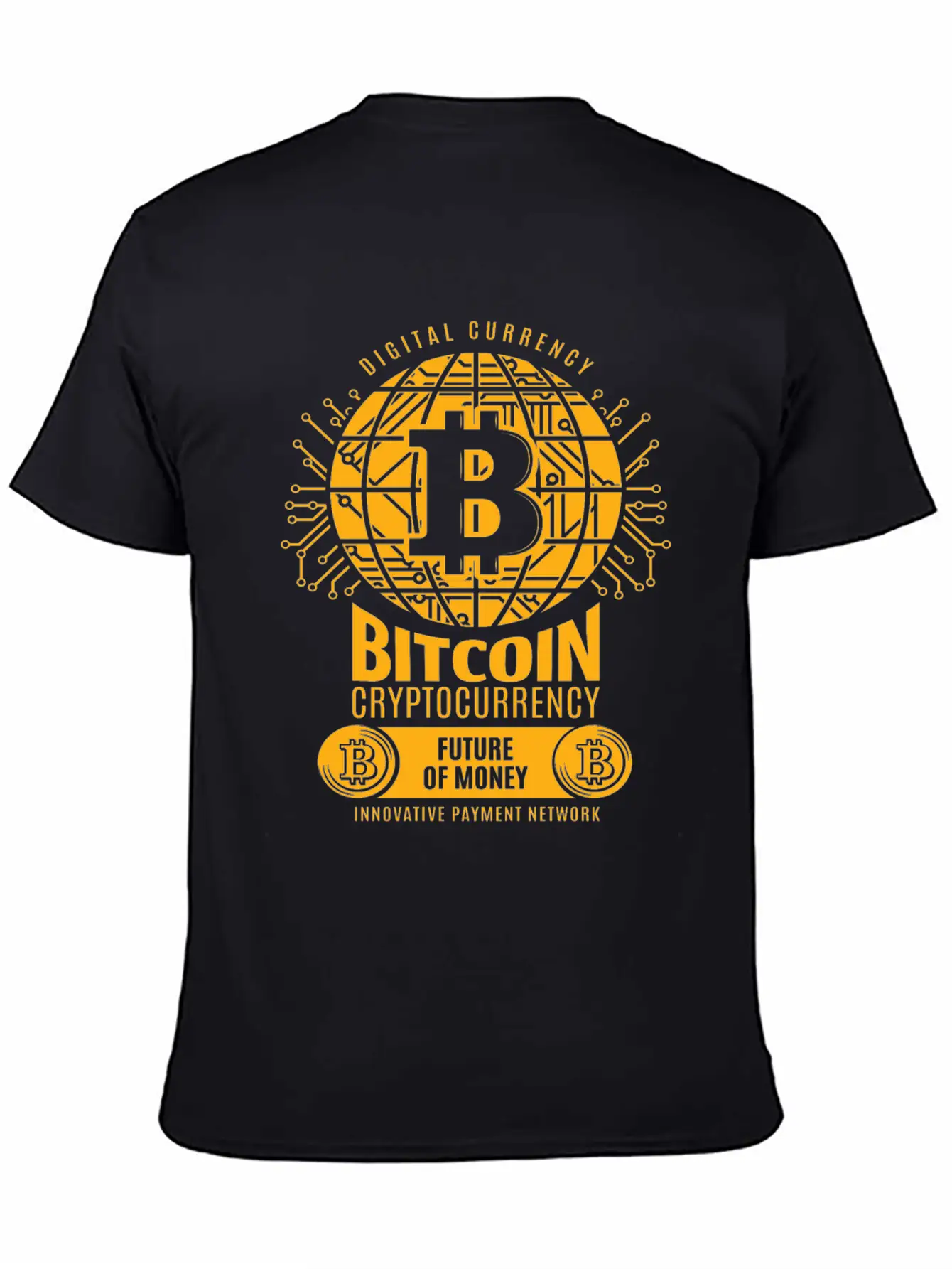 Bitcoin Cryptocurrency Stylish Everyday T-Shirt – Unisex Basic Cotton Tee