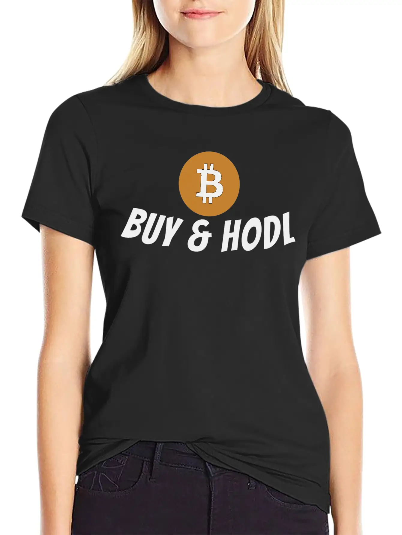Bitcoin Hodl Slogan Unisex Casual T-Shirt – Clean Design For Daily Comfort
