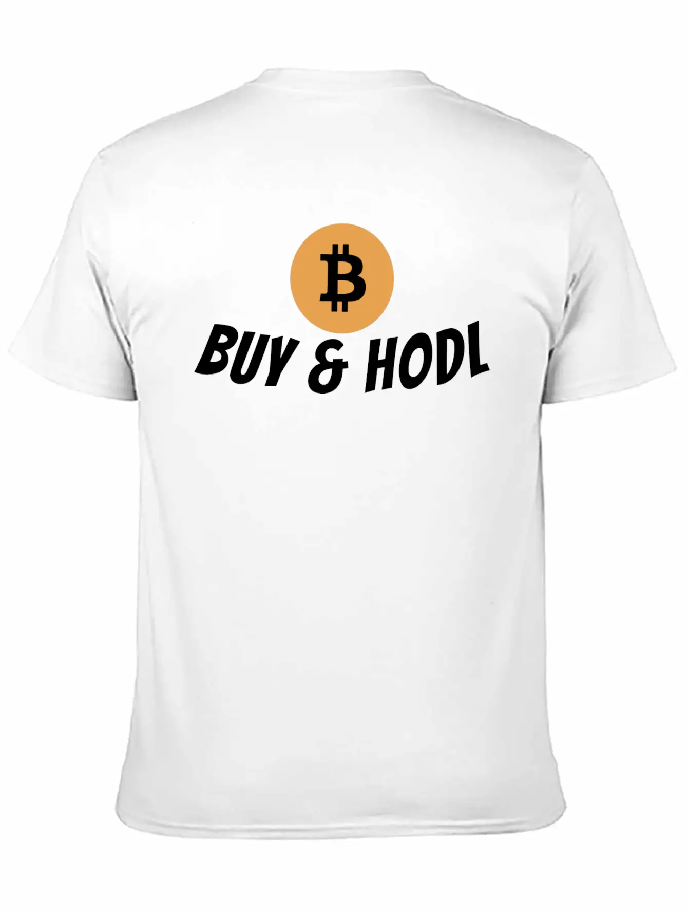 Bitcoin Hodl Slogan Unisex Casual T-Shirt – Clean Design For Daily Comfort