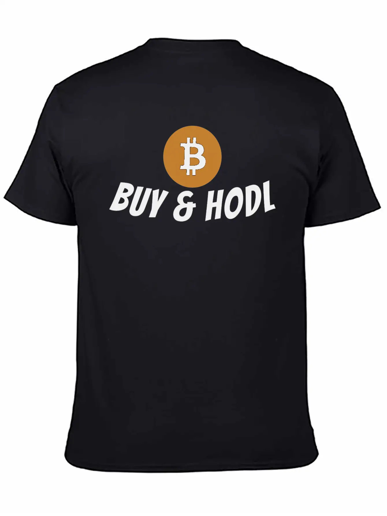 Bitcoin Hodl Slogan Unisex Casual T-Shirt – Clean Design For Daily Comfort