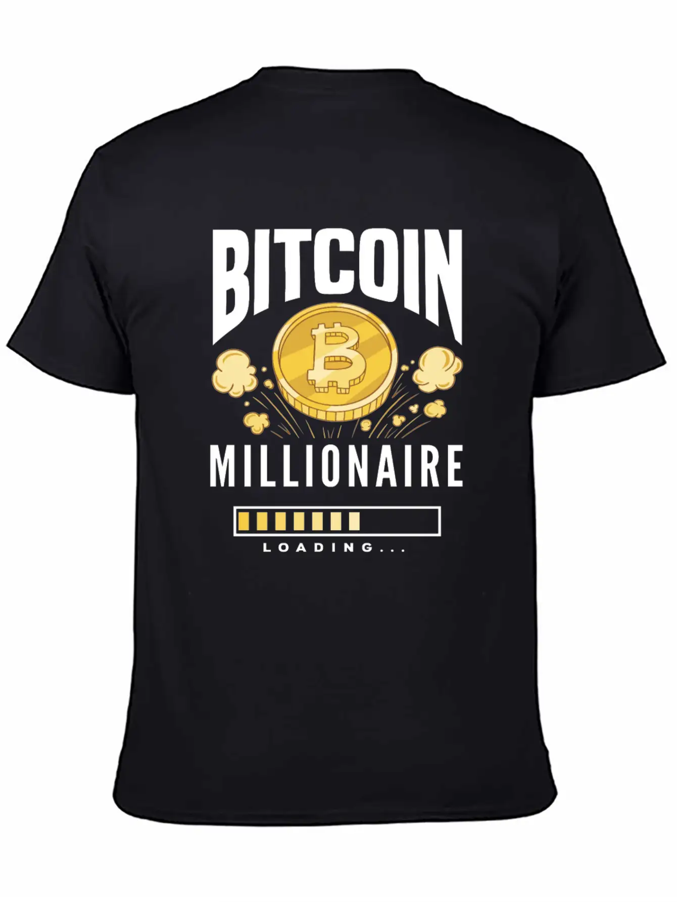 Bitcoin Millionaire Gift Stylish Everyday T-Shirt – Unisex Basic Cotton Tee