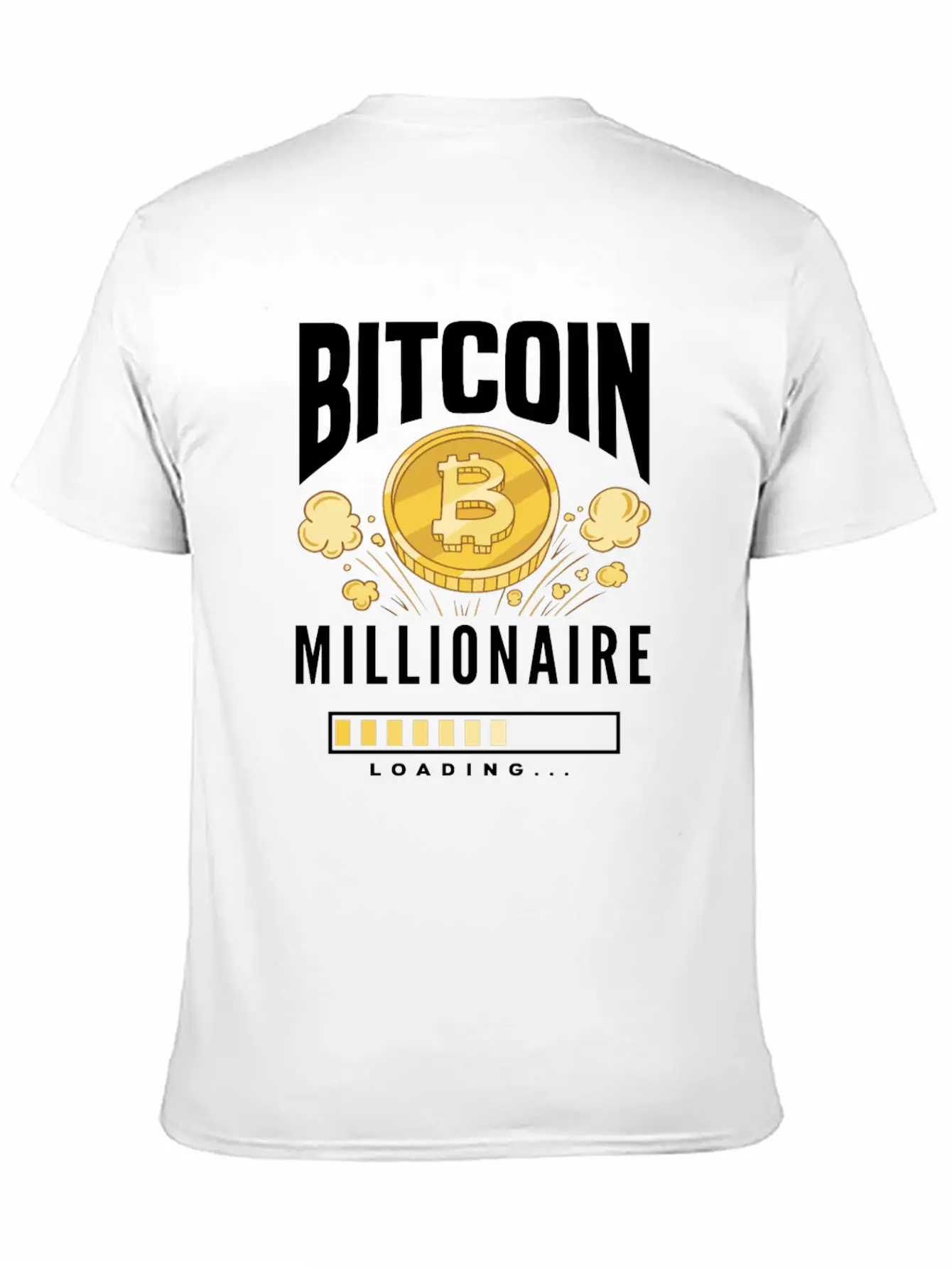 Bitcoin Millionaire Gift Stylish Everyday T-Shirt – Unisex Basic Cotton Tee