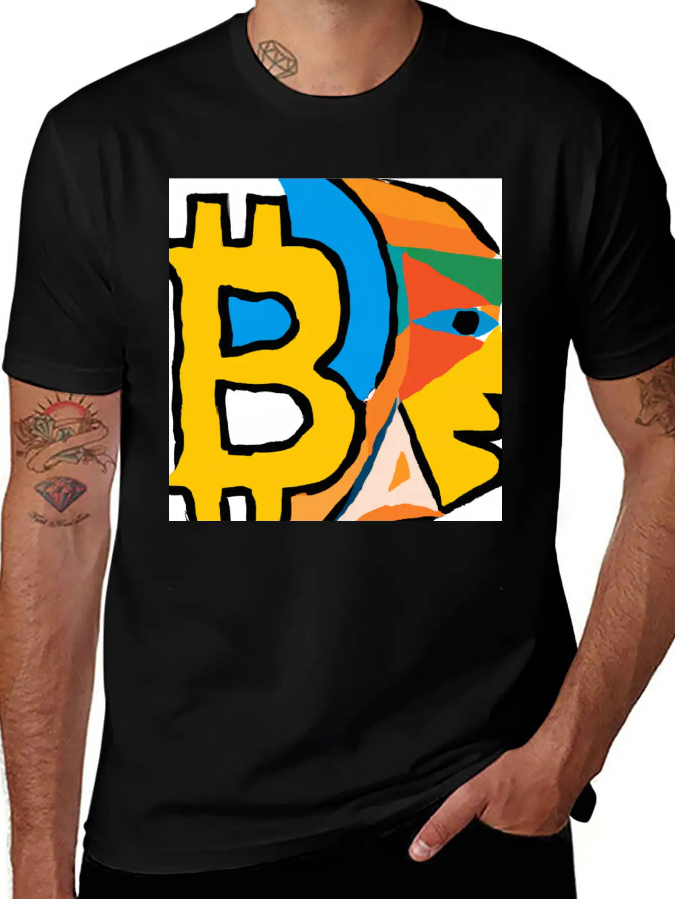 Bitcoin PCSS Stylish Everyday T-Shirt – Unisex Basic Cotton Tee