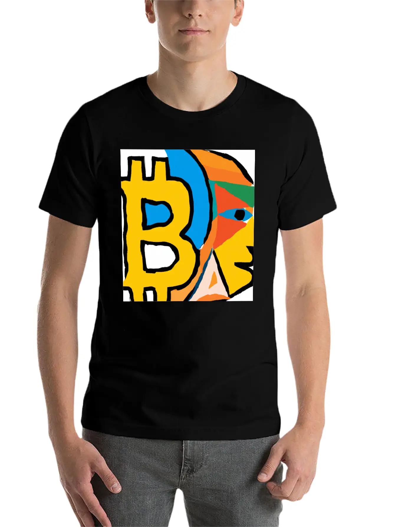 Bitcoin PCSS Stylish Everyday T-Shirt – Unisex Basic Cotton Tee