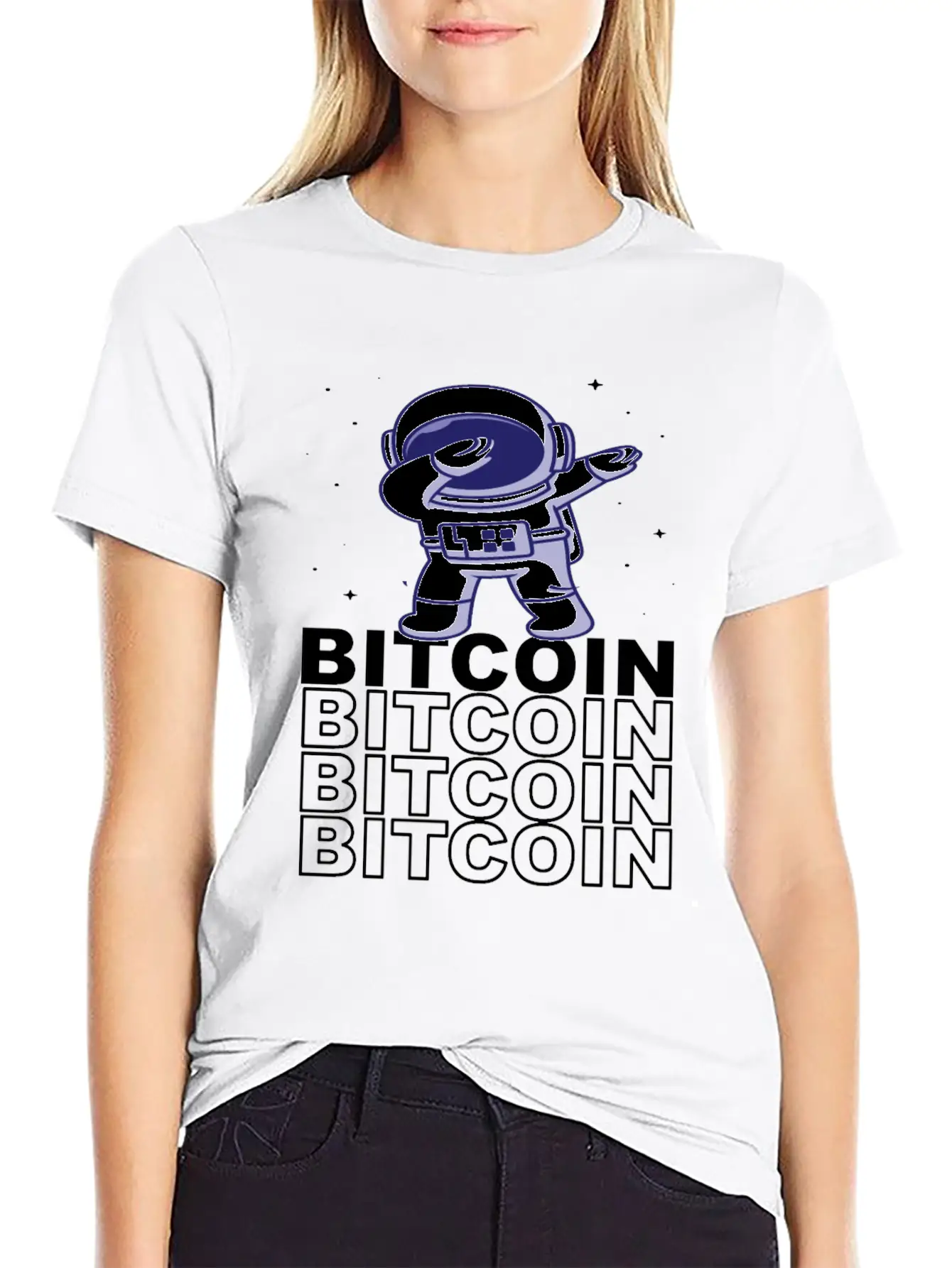 Bitcoin Rate - Bitcoin To The Moon Stylish Everyday T-Shirt – Unisex Basic Cotton Tee