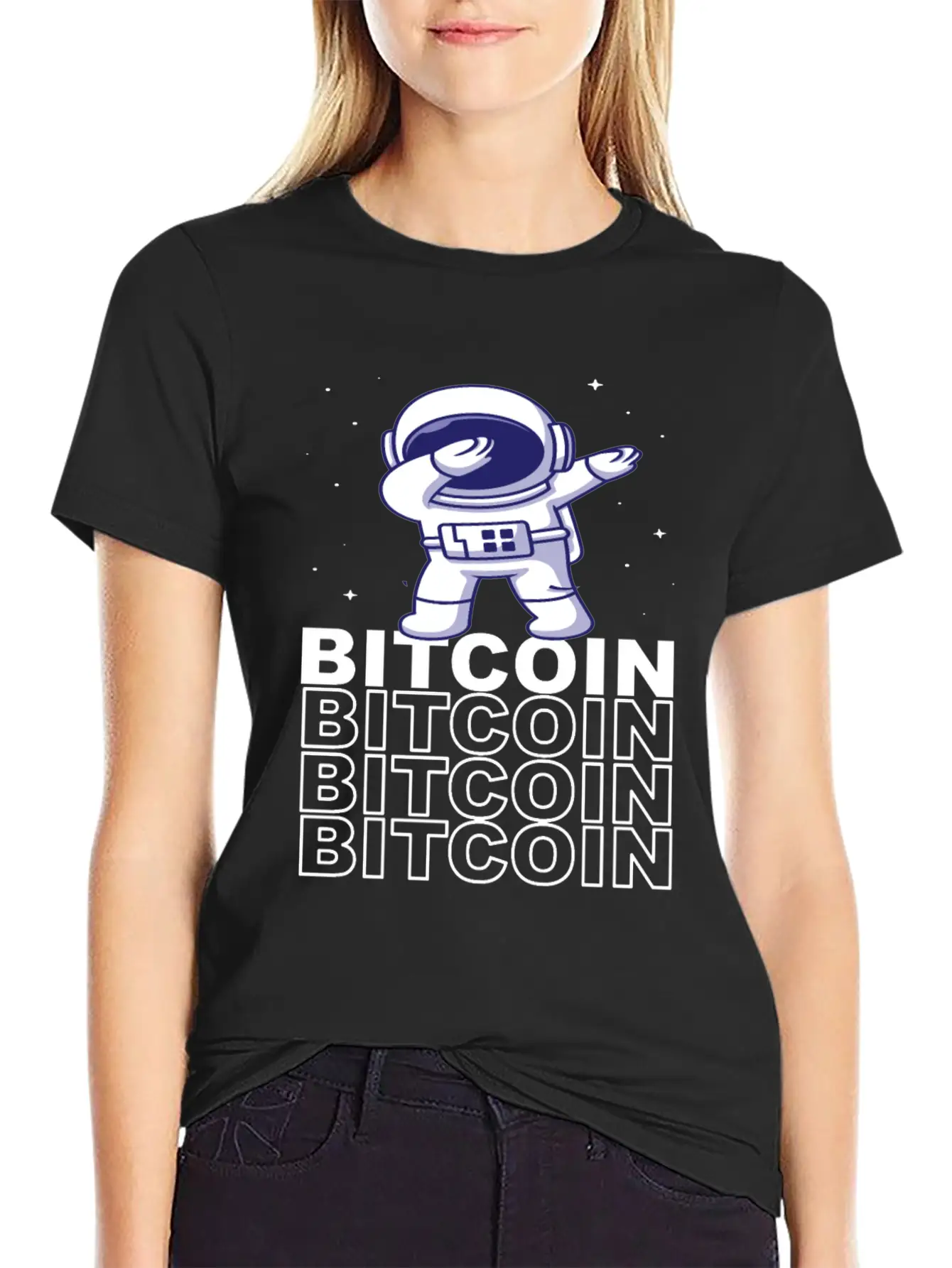 Bitcoin Rate - Bitcoin To The Moon Stylish Everyday T-Shirt – Unisex Basic Cotton Tee