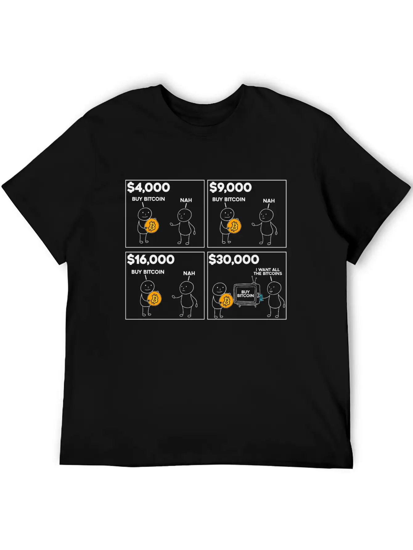 Bitcoin Stylish Everyday T-Shirt – Unisex Basic Cotton Tee