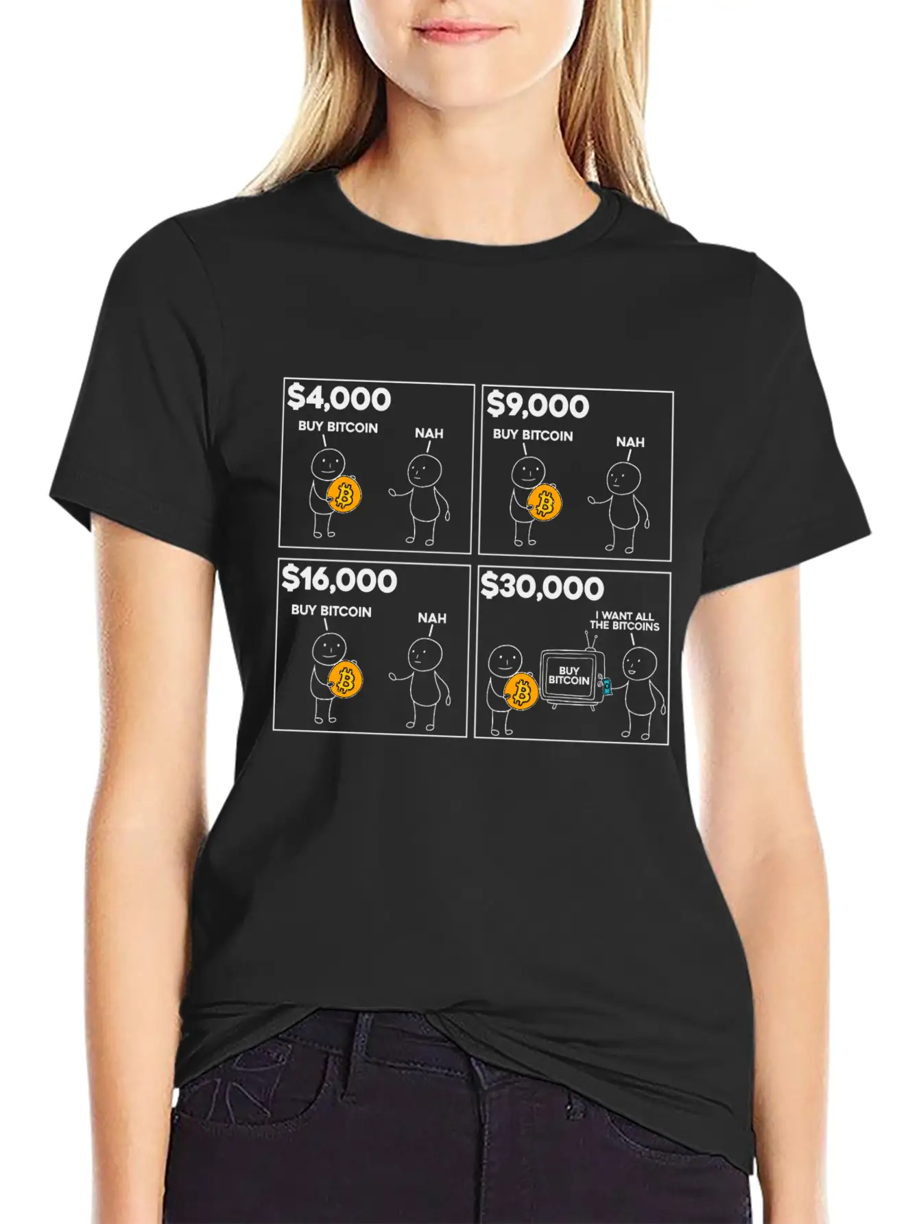 Bitcoin Stylish Everyday T-Shirt – Unisex Basic Cotton Tee