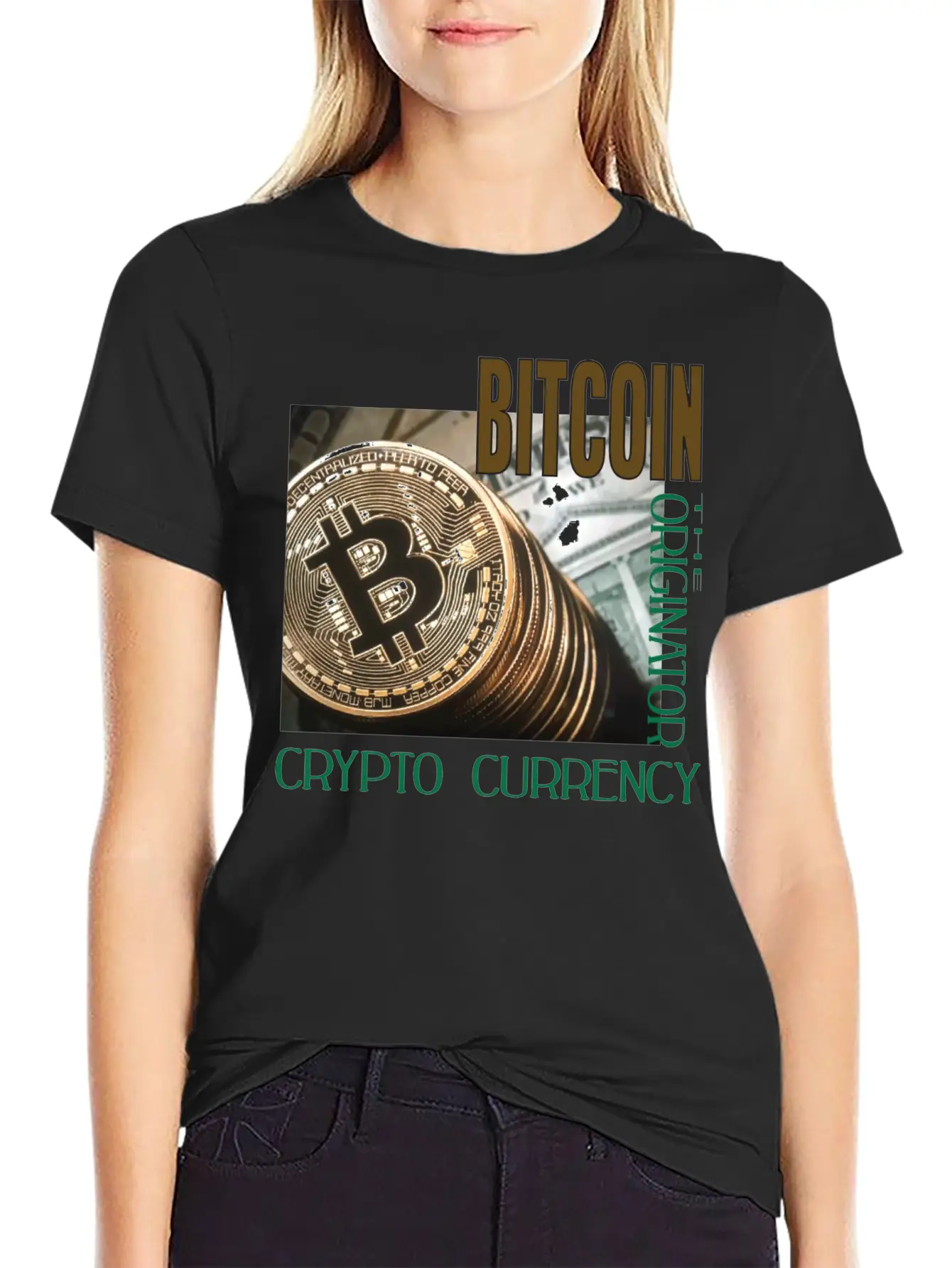 BITCOIN The Originator Unisex Cotton Tee – Relaxed Fit For Any Occasion