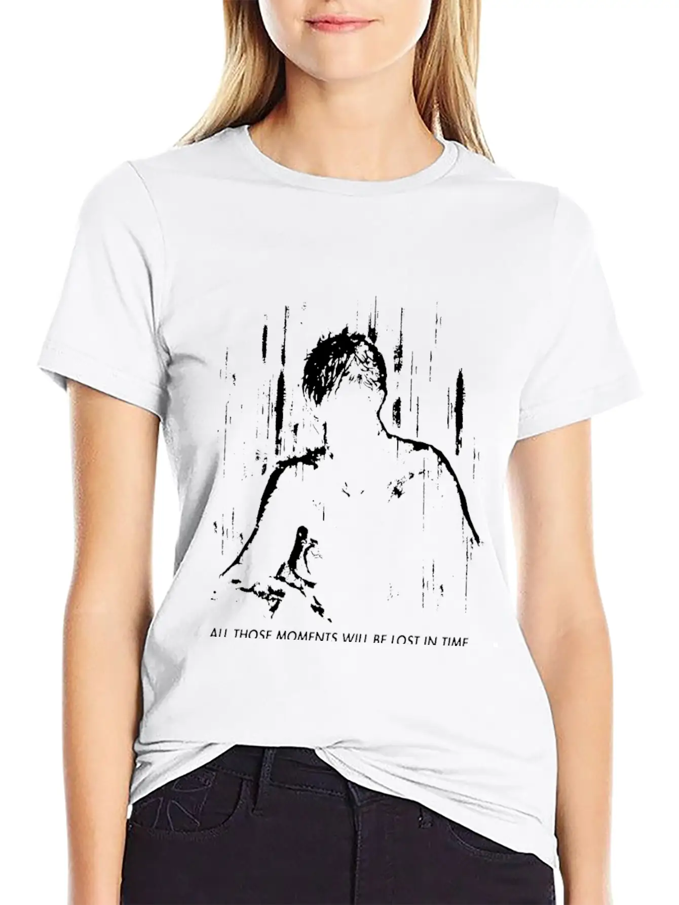 Blade Runner Like Tears In Rain Basic Graphic T-Shirt – Daily Comfort In Soft Cotton
