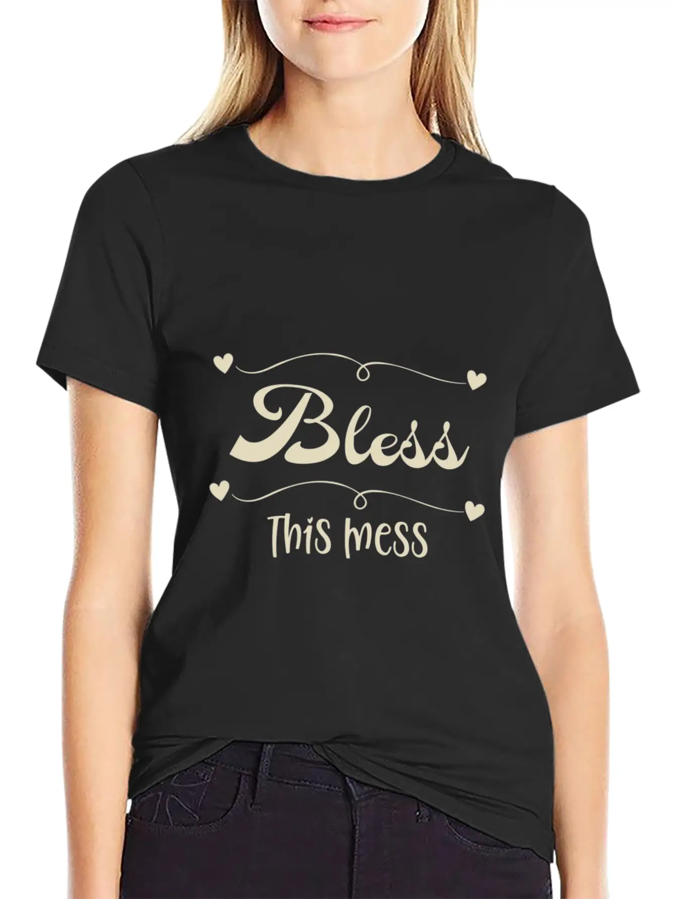 Bless This Chaos Stylish Everyday T-Shirt – Unisex Basic Cotton Tee