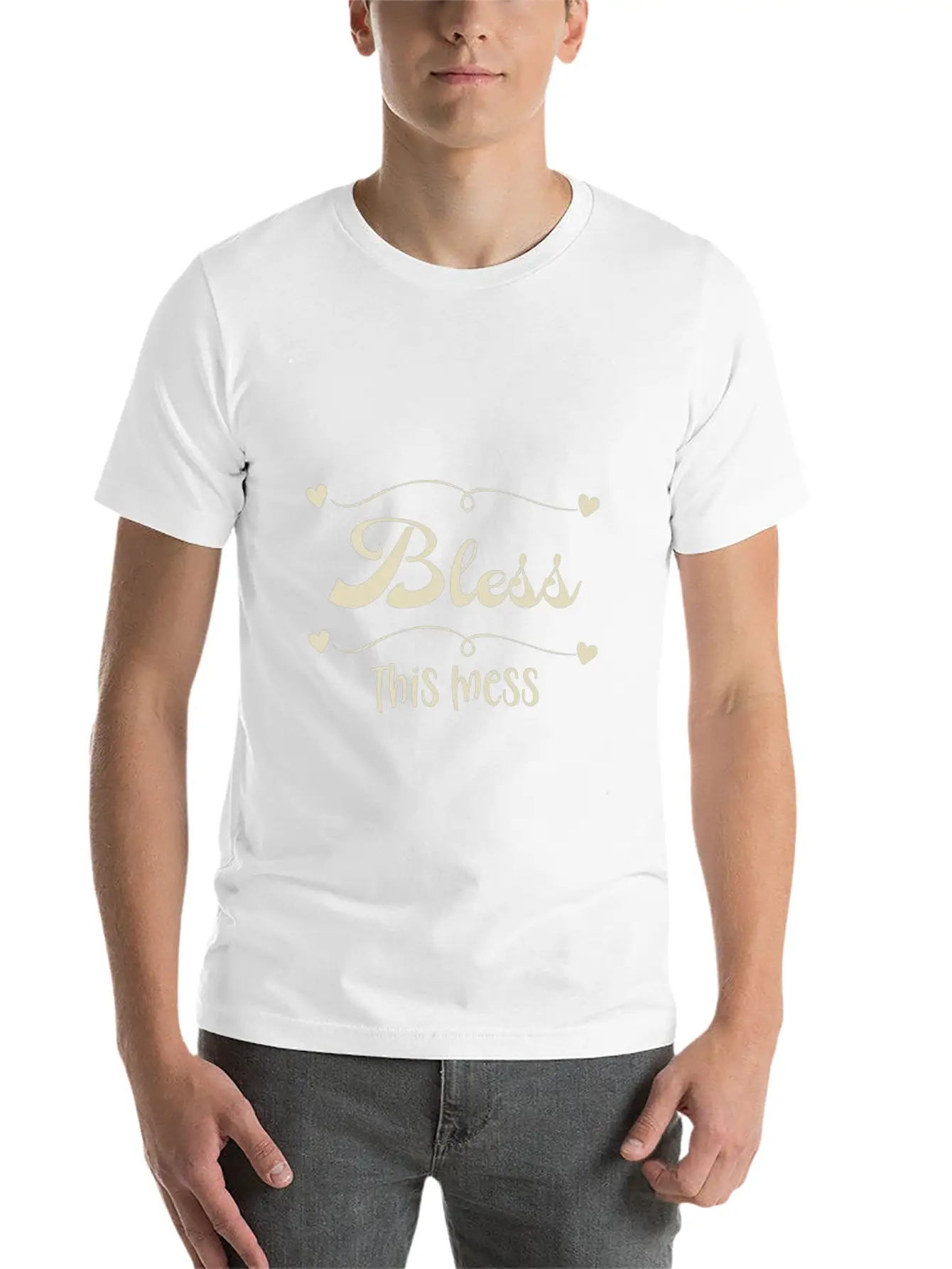 Bless This Chaos Stylish Everyday T-Shirt – Unisex Basic Cotton Tee