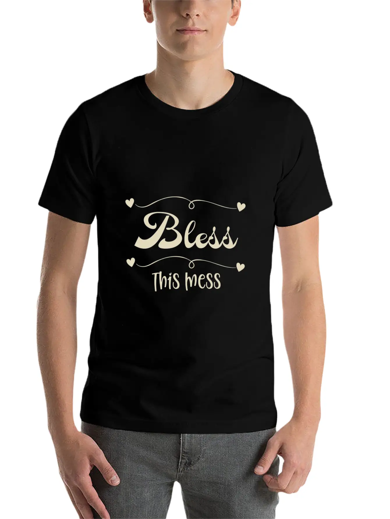 Bless This Chaos Stylish Everyday T-Shirt – Unisex Basic Cotton Tee