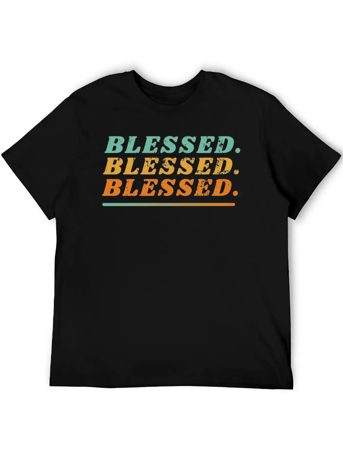 Blessed. Blessed. Blessed. Basic Graphic T-Shirt – Daily Comfort In Soft Cotton