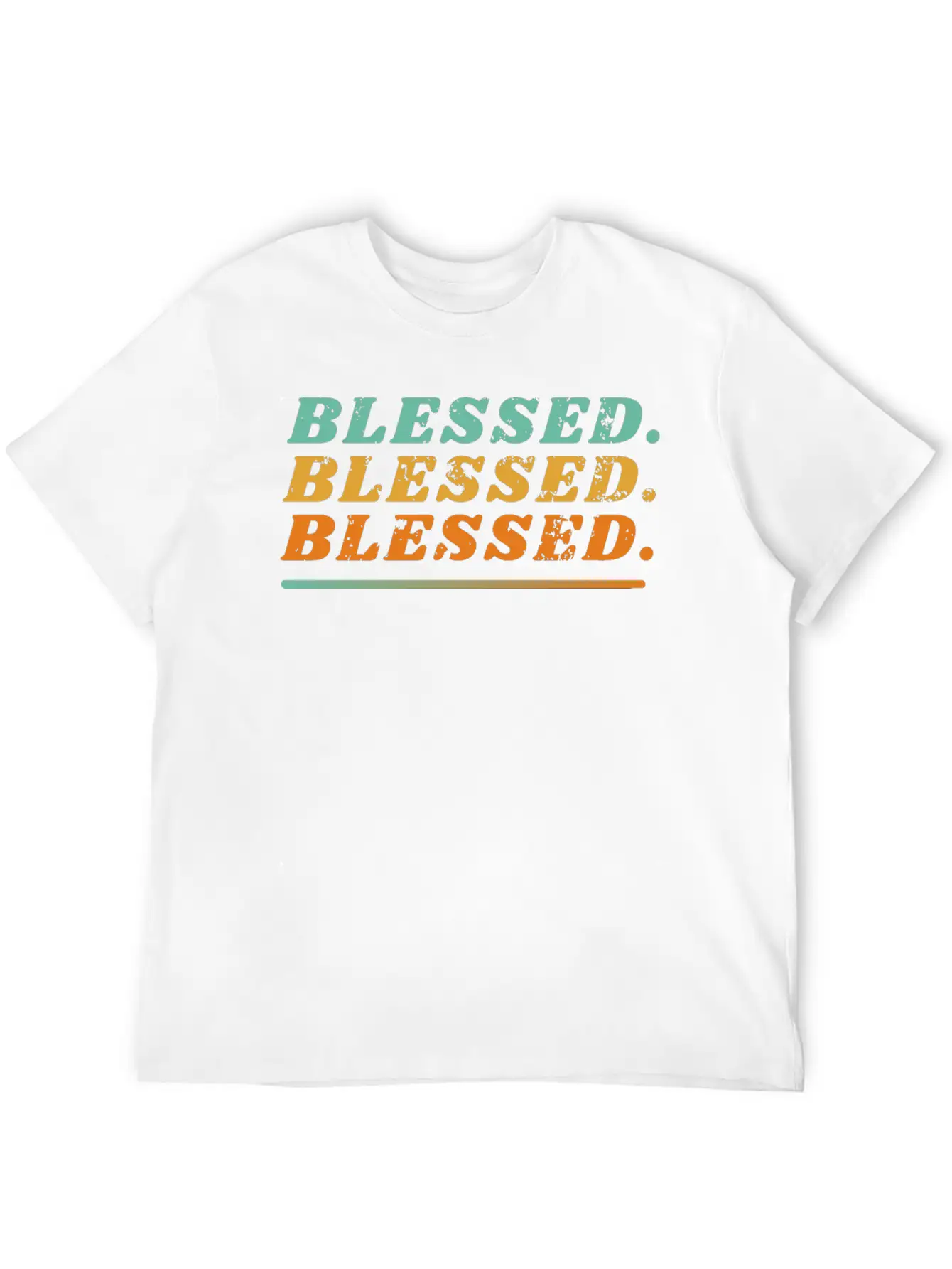 Blessed. Blessed. Blessed. Basic Graphic T-Shirt – Daily Comfort In Soft Cotton