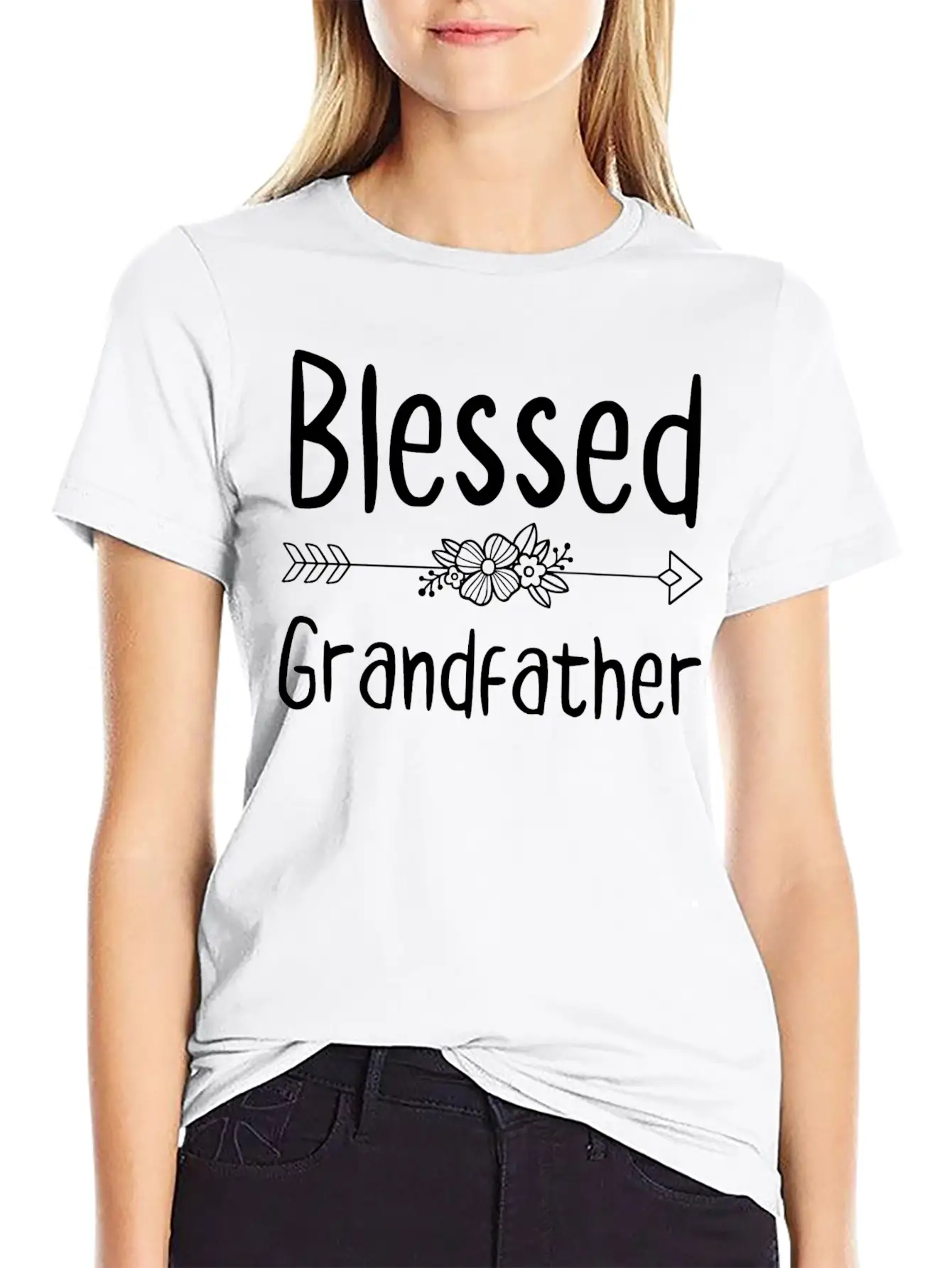 Blessed Grandfather Unisex Cotton Tee – Relaxed Fit For Any Occasion
