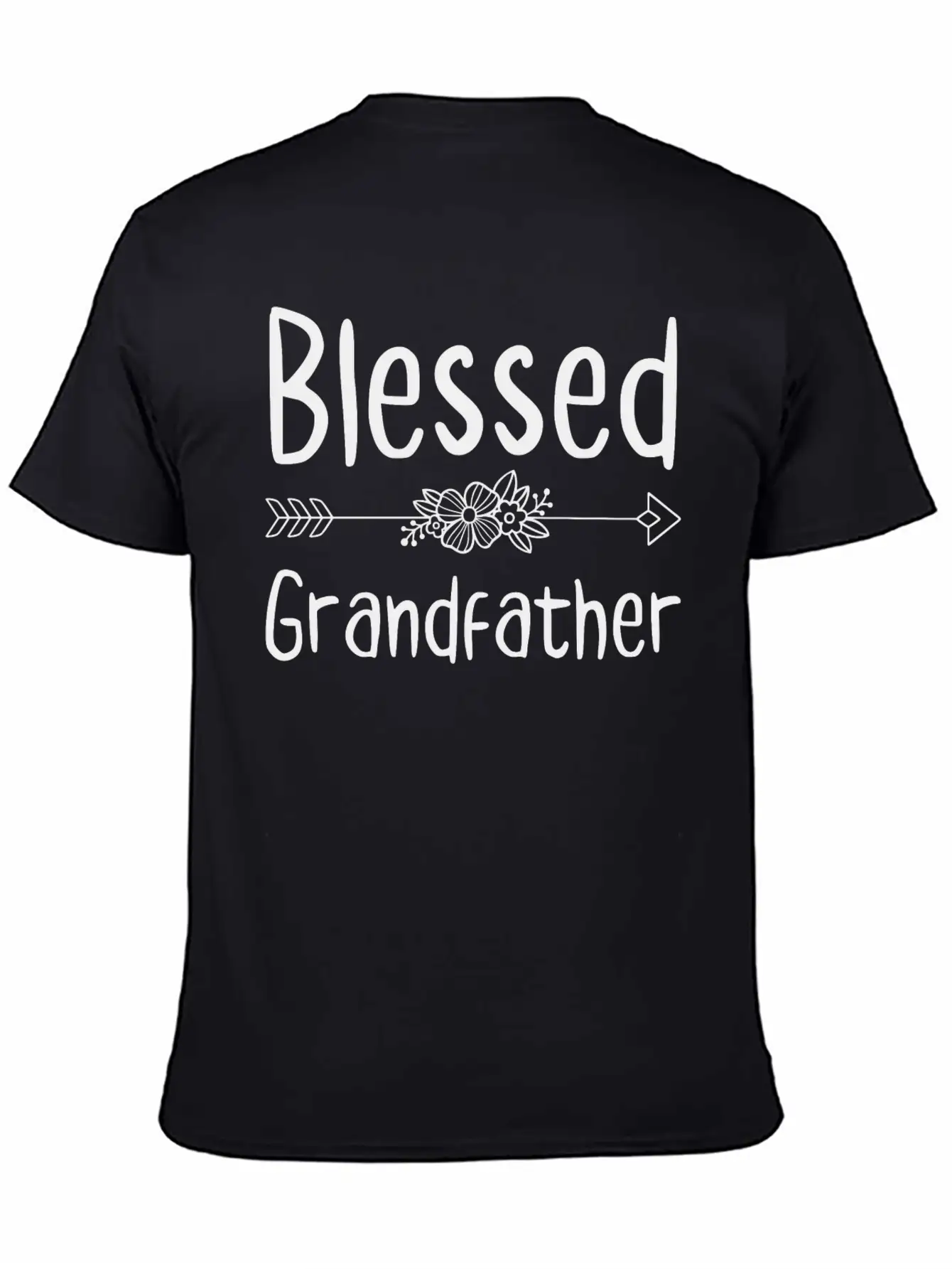 Blessed Grandfather Unisex Cotton Tee – Relaxed Fit For Any Occasion