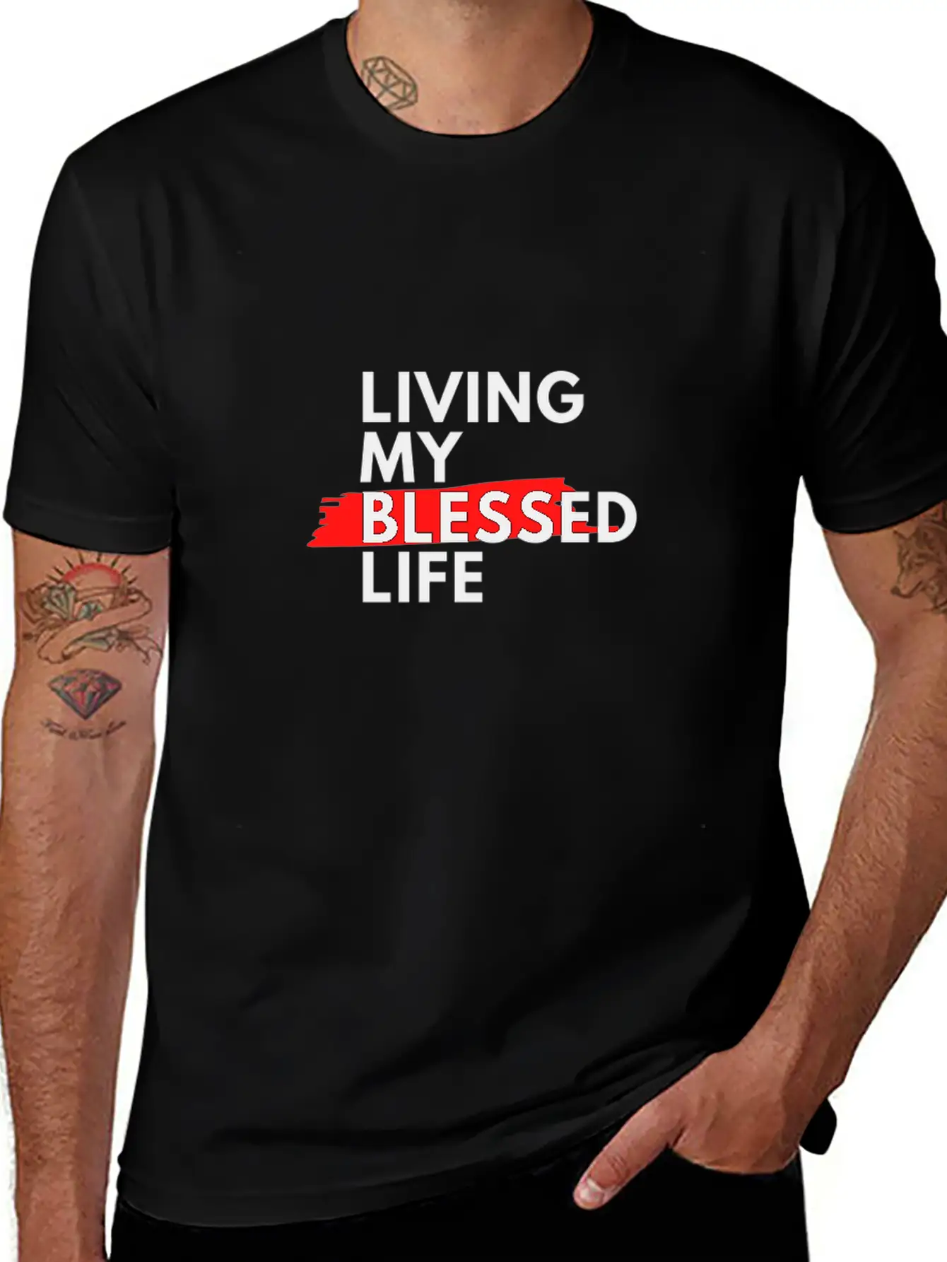 Blessed Life Stylish Everyday T-Shirt – Unisex Basic Cotton Tee