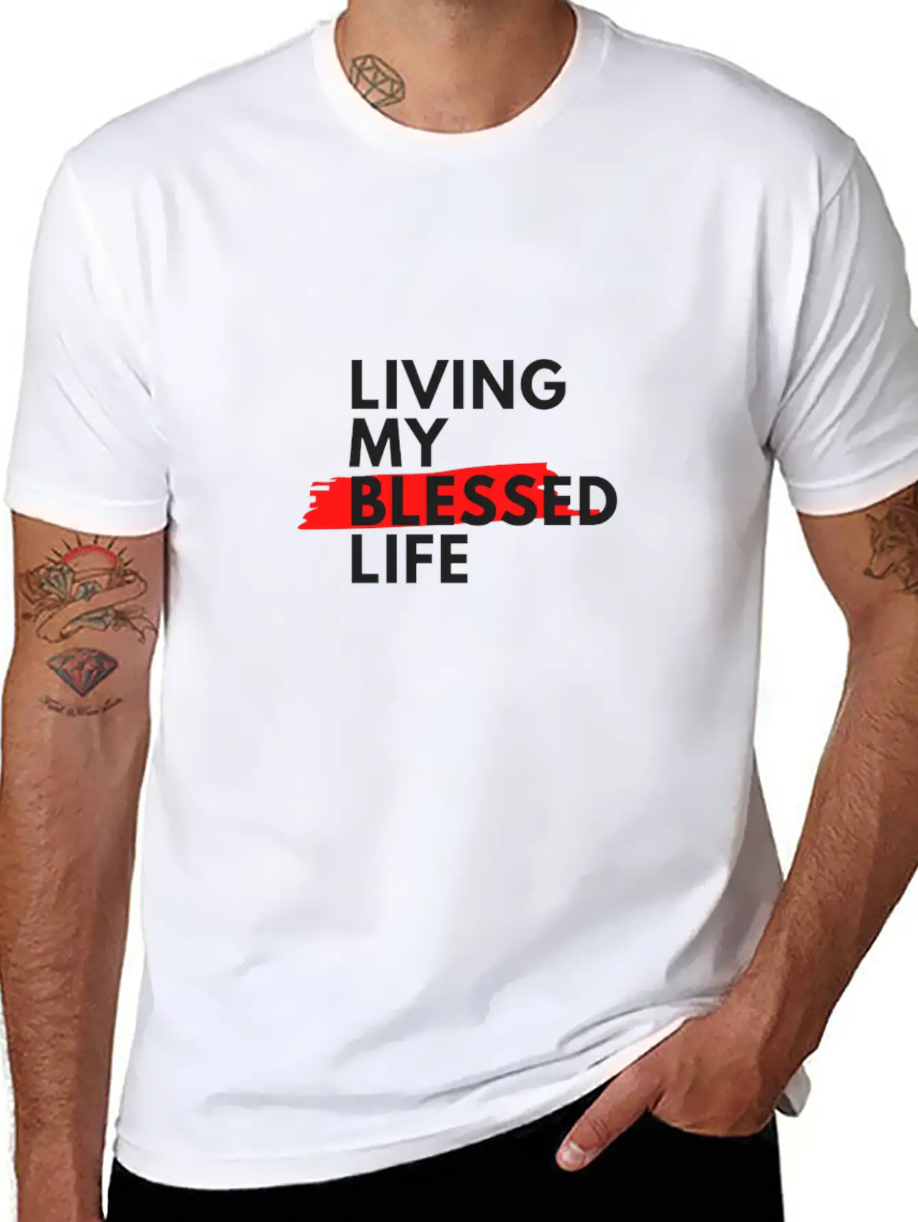 Blessed Life Stylish Everyday T-Shirt – Unisex Basic Cotton Tee
